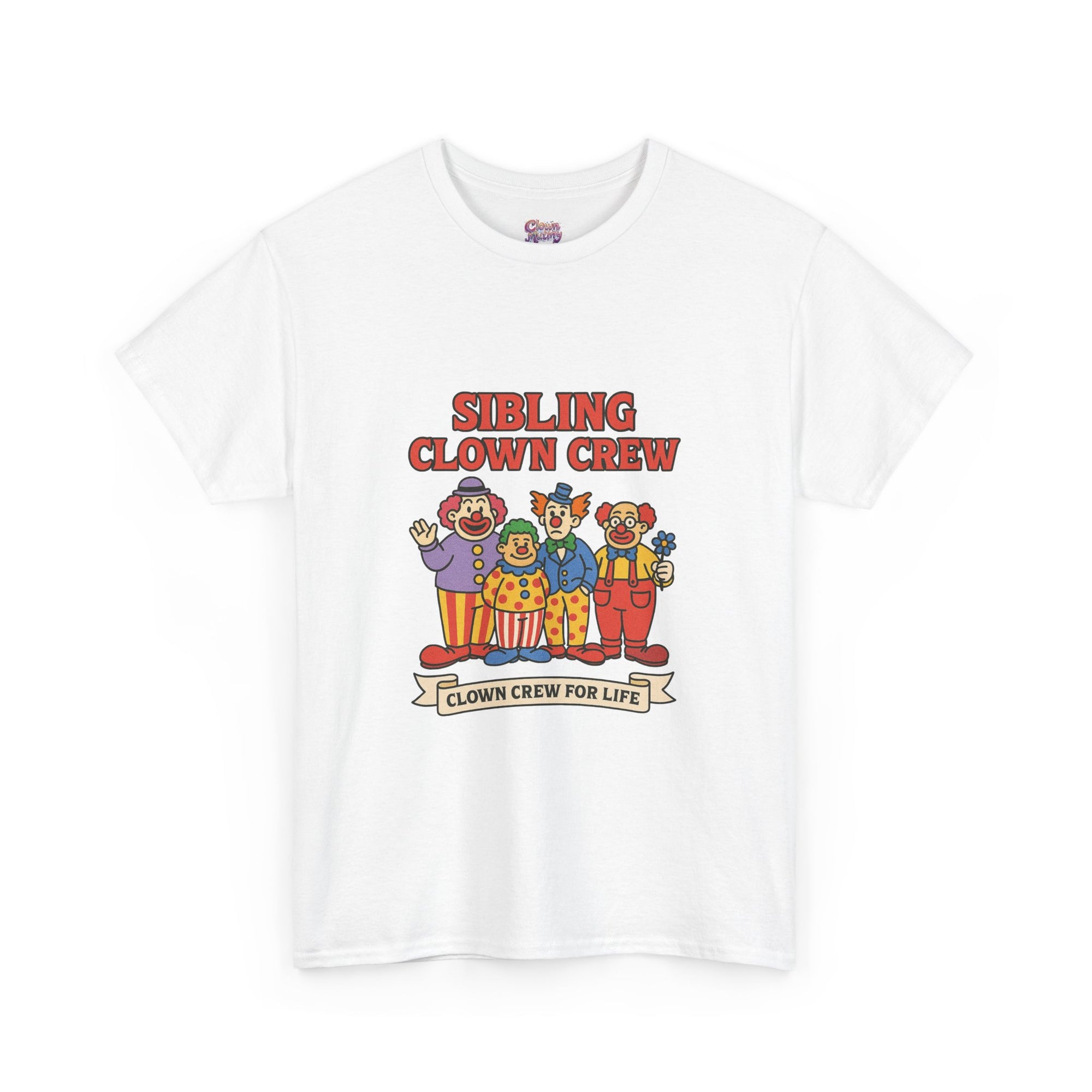 Clown Siblings Unisex Heavy Cotton Tee
