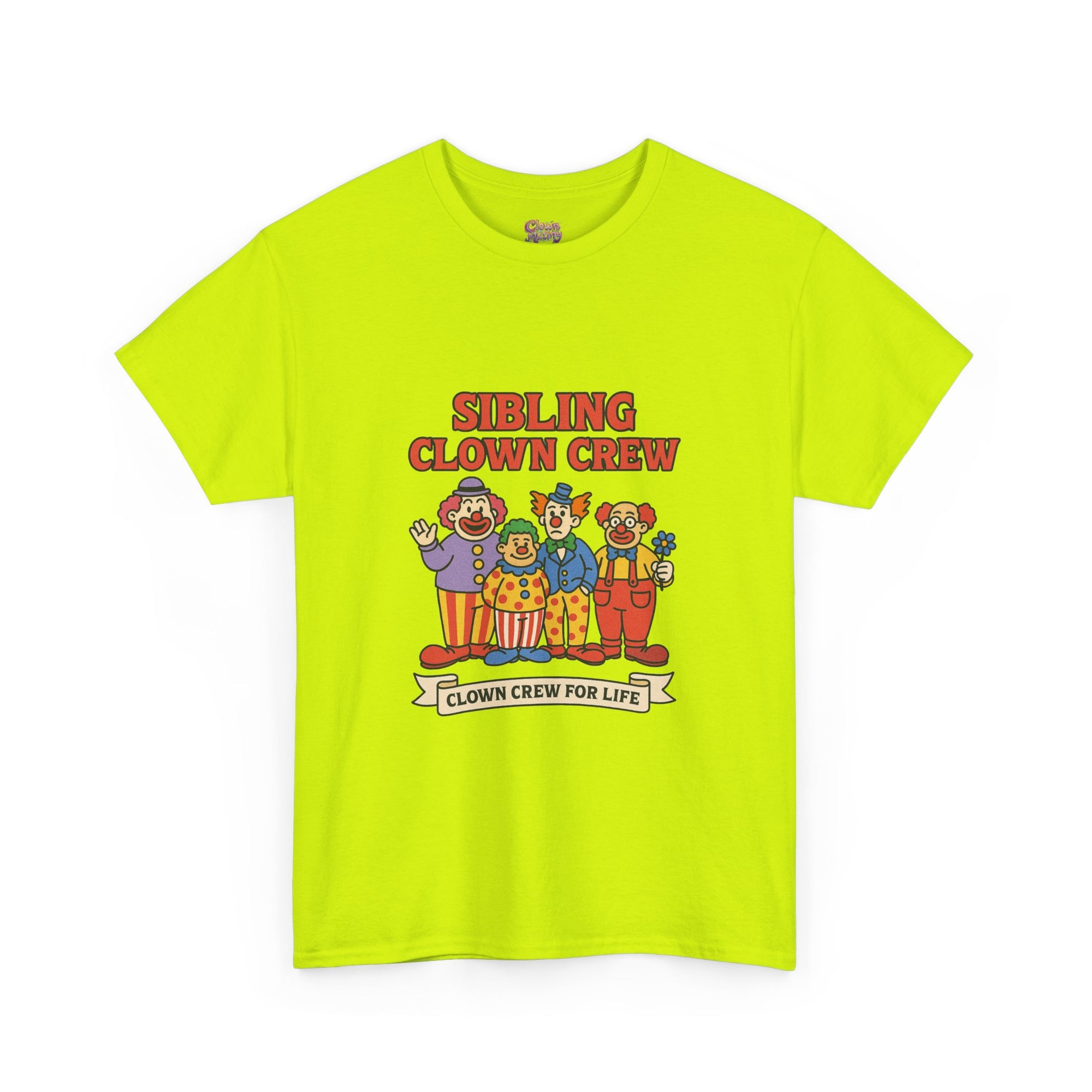 Clown Siblings Unisex Heavy Cotton Tee