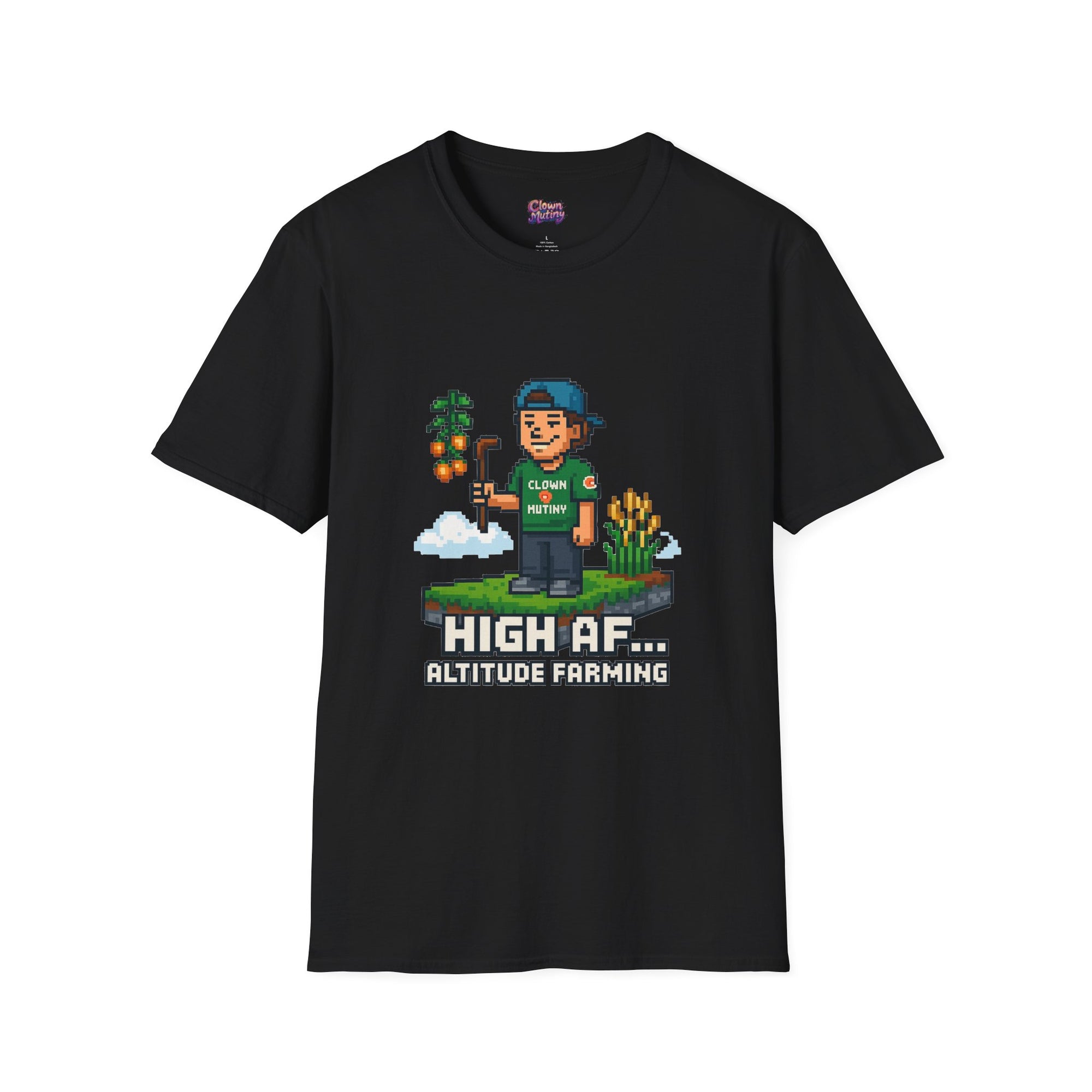 Altitude Farming Graphic T-Shirt, Fun Unisex Tee for Gamers, Perfect Gift for Farmers, Birthday, or Casual Wear