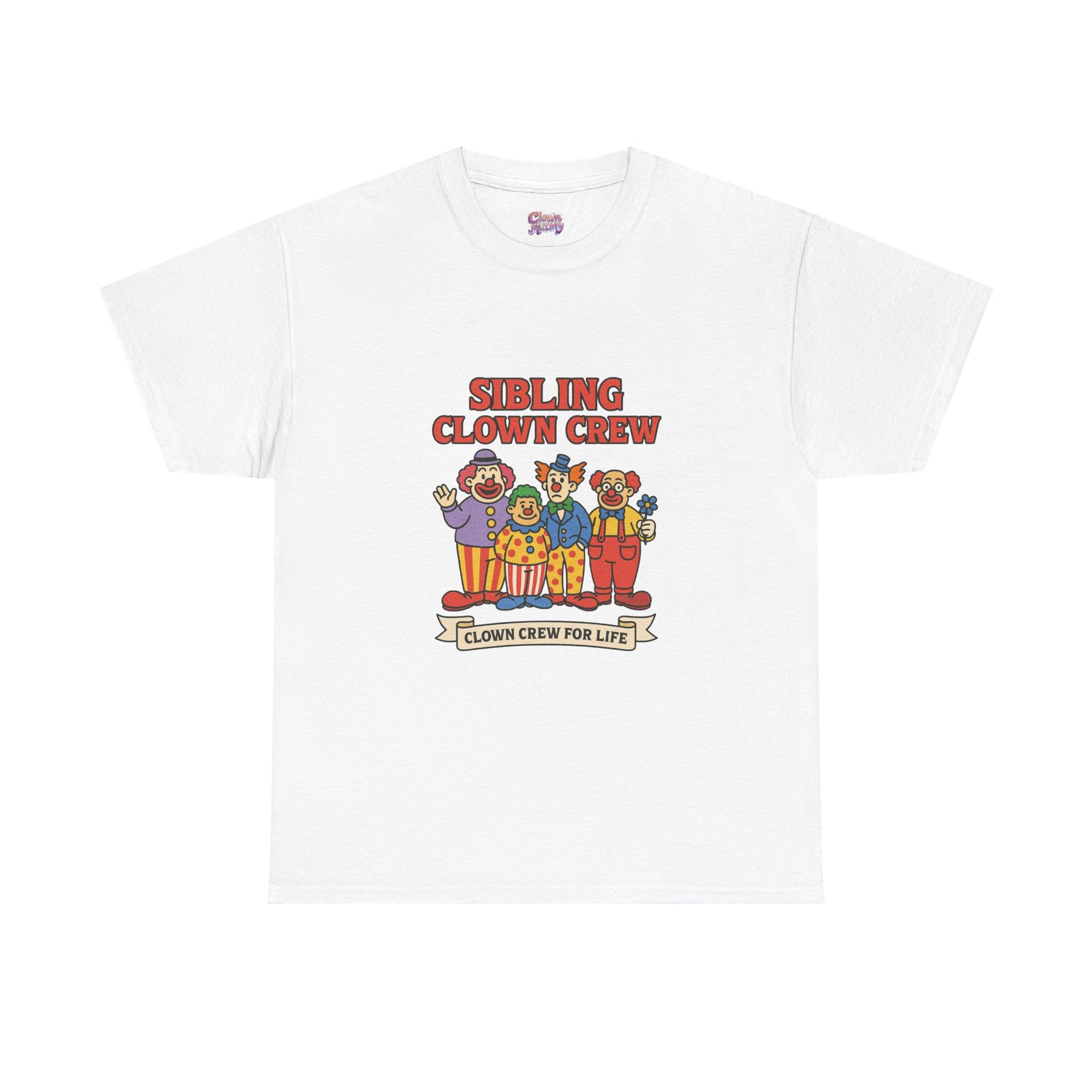 Clown Siblings Unisex Heavy Cotton Tee