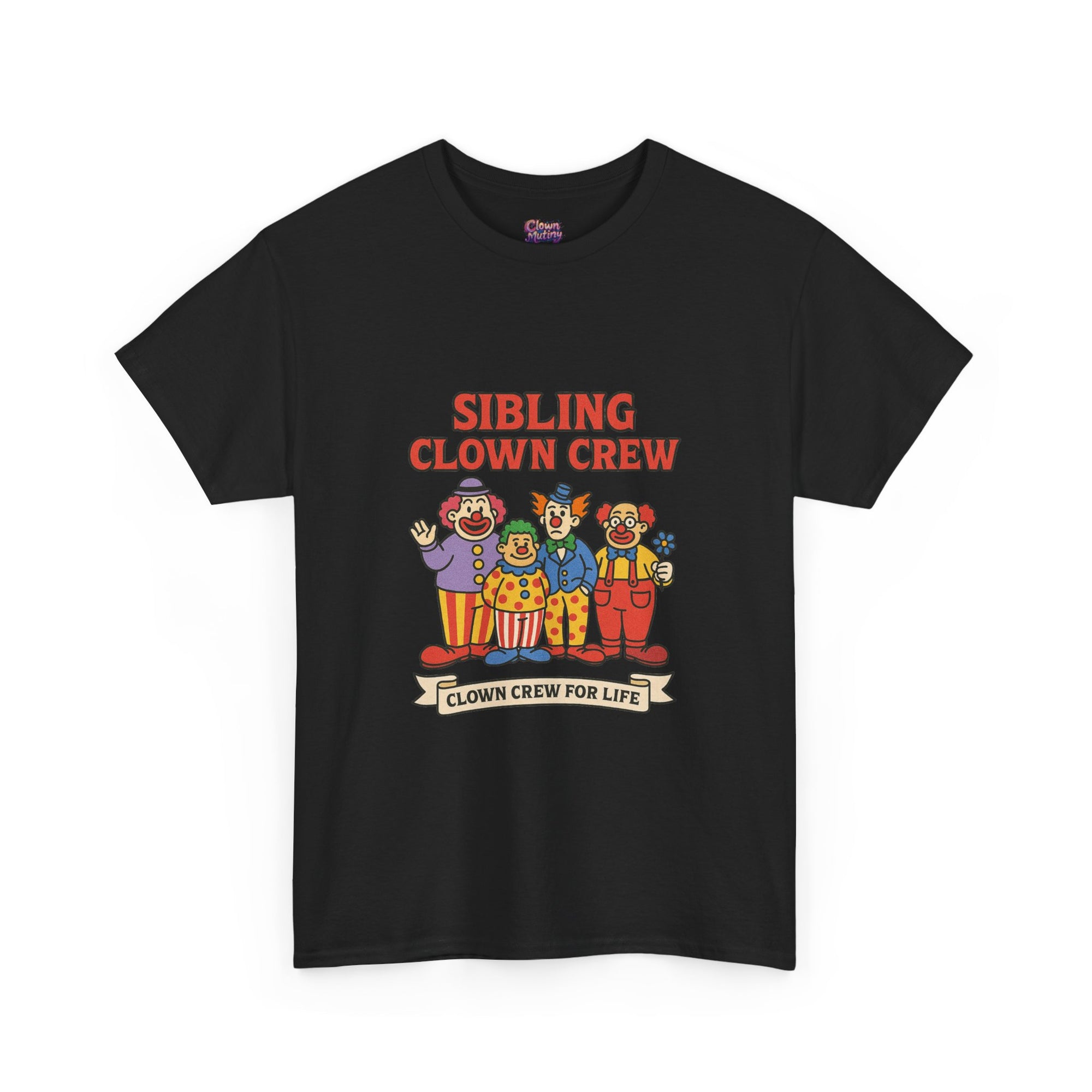 Clown Siblings Unisex Heavy Cotton Tee