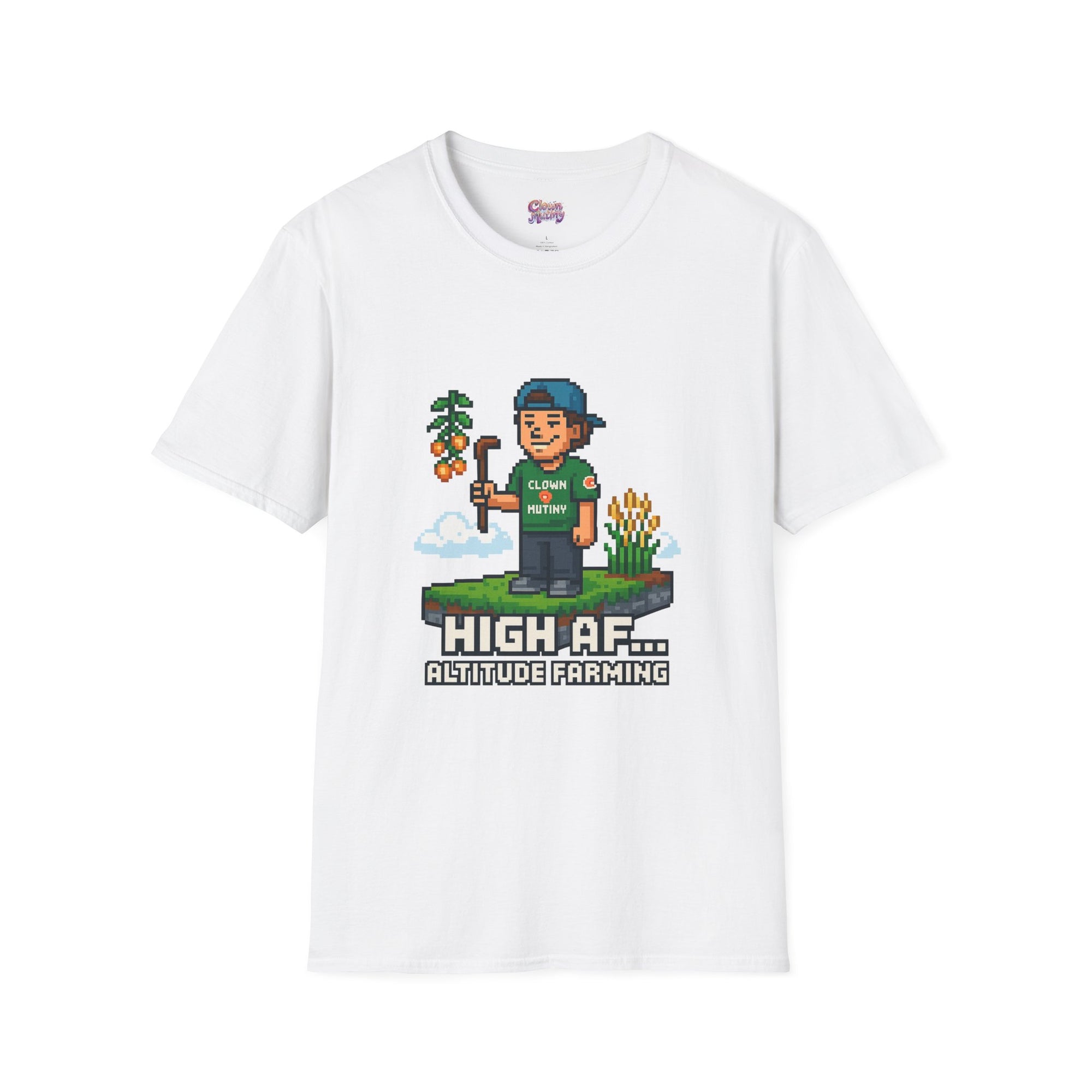 Altitude Farming Graphic T-Shirt, Fun Unisex Tee for Gamers, Perfect Gift for Farmers, Birthday, or Casual Wear