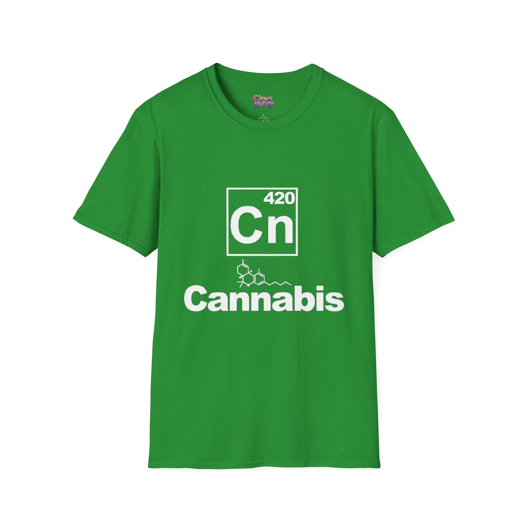 Elevate Your Style with the 420 Cannabis Chemistry Unisex Softstyle T-Shirt