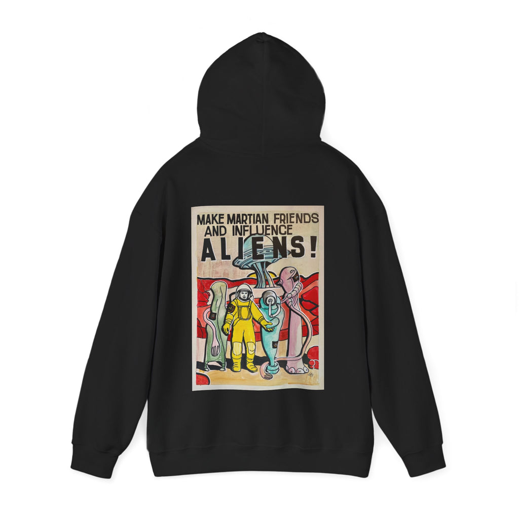 Mars Aliens Unisex Heavy Blend Hooded Sweatshirt