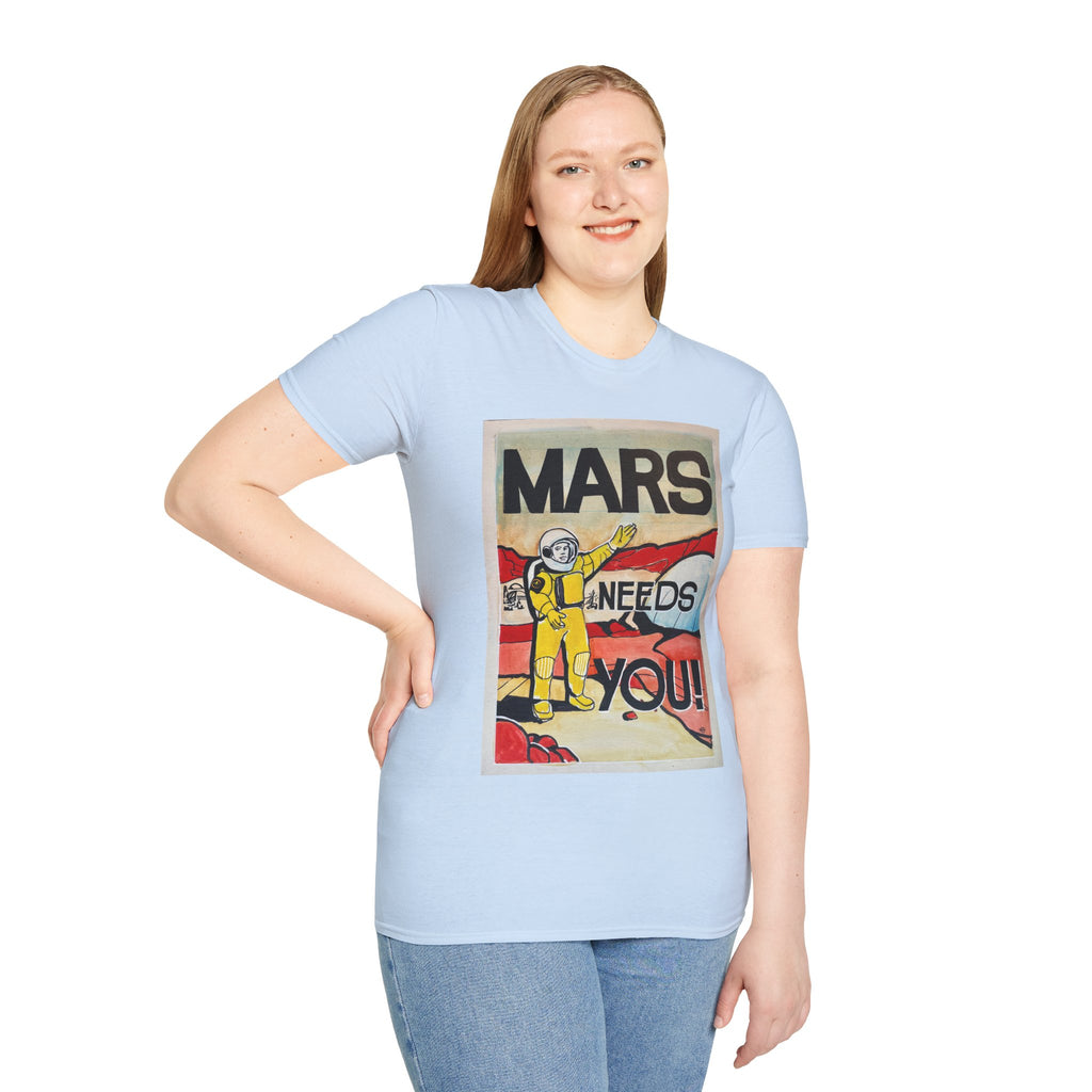 Mars Needs You Unisex Softstyle T-Shirt