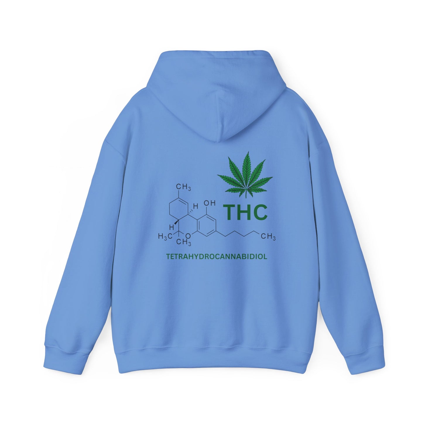 THC Molecule Unisex Heavy Blend Hooded Sweatshirt