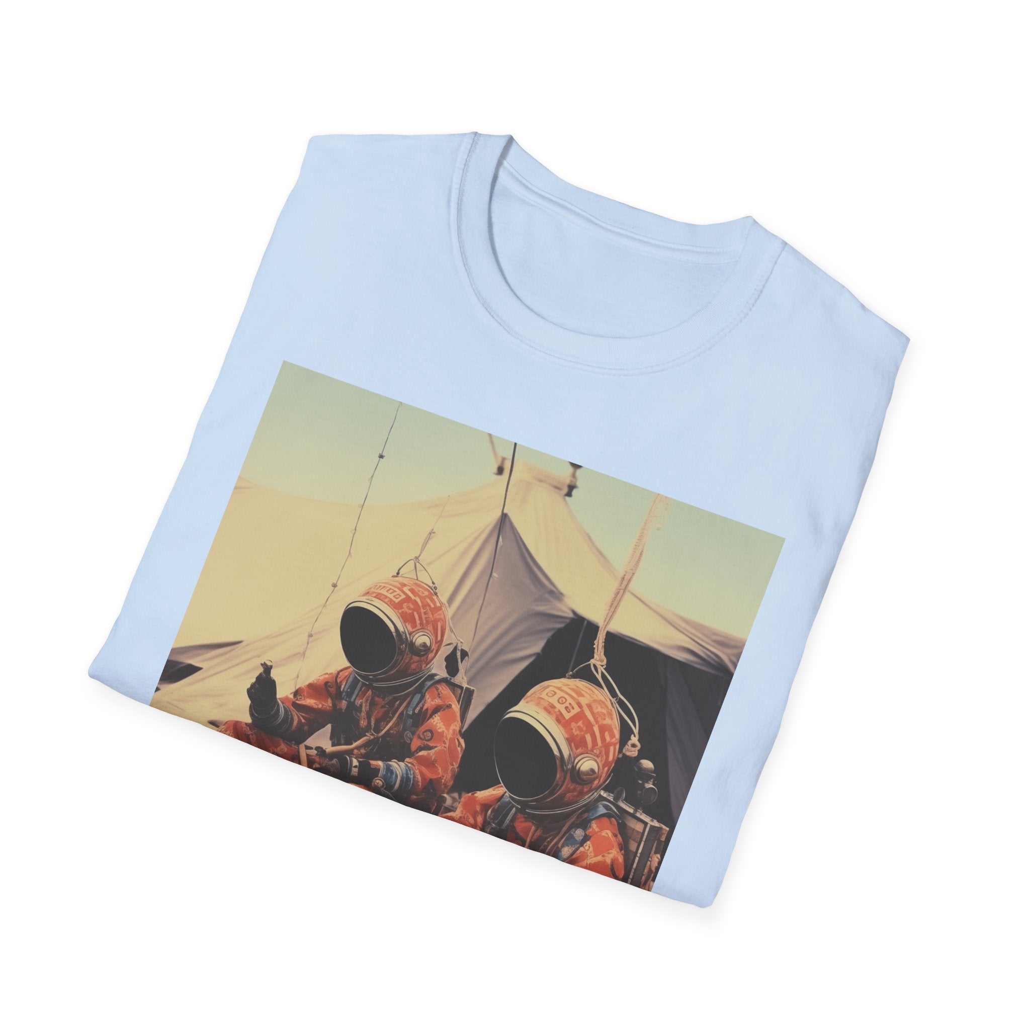 Martian African Print Unisex Softstyle T-Shirt