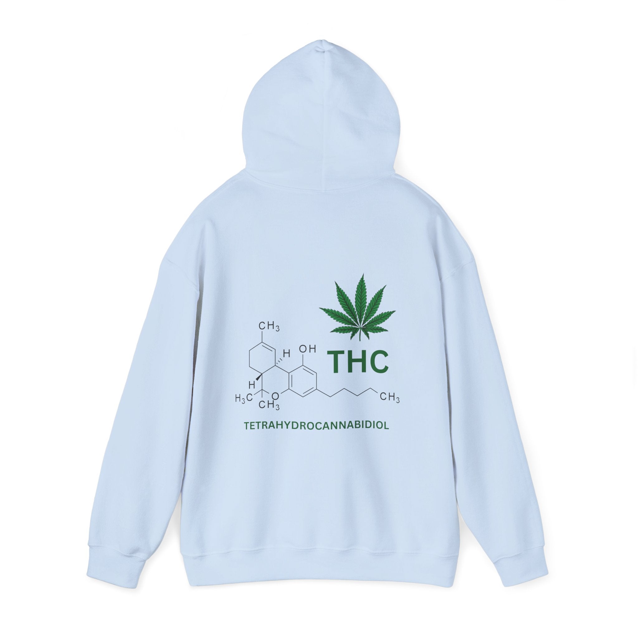 THC Molecule Unisex Heavy Blend Hooded Sweatshirt