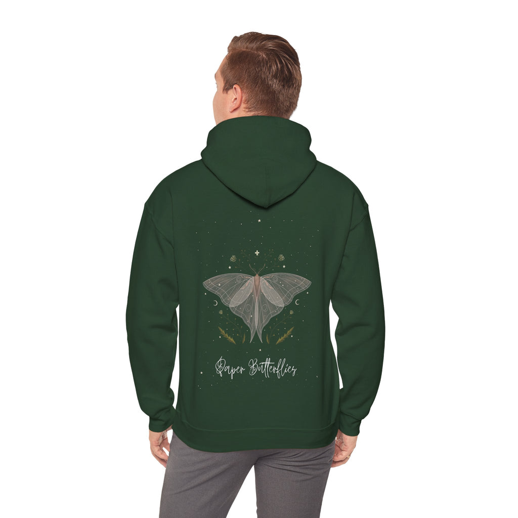 Paper Butterflies Fancy Unisex Heavy Blend Hooded Sweatshirt