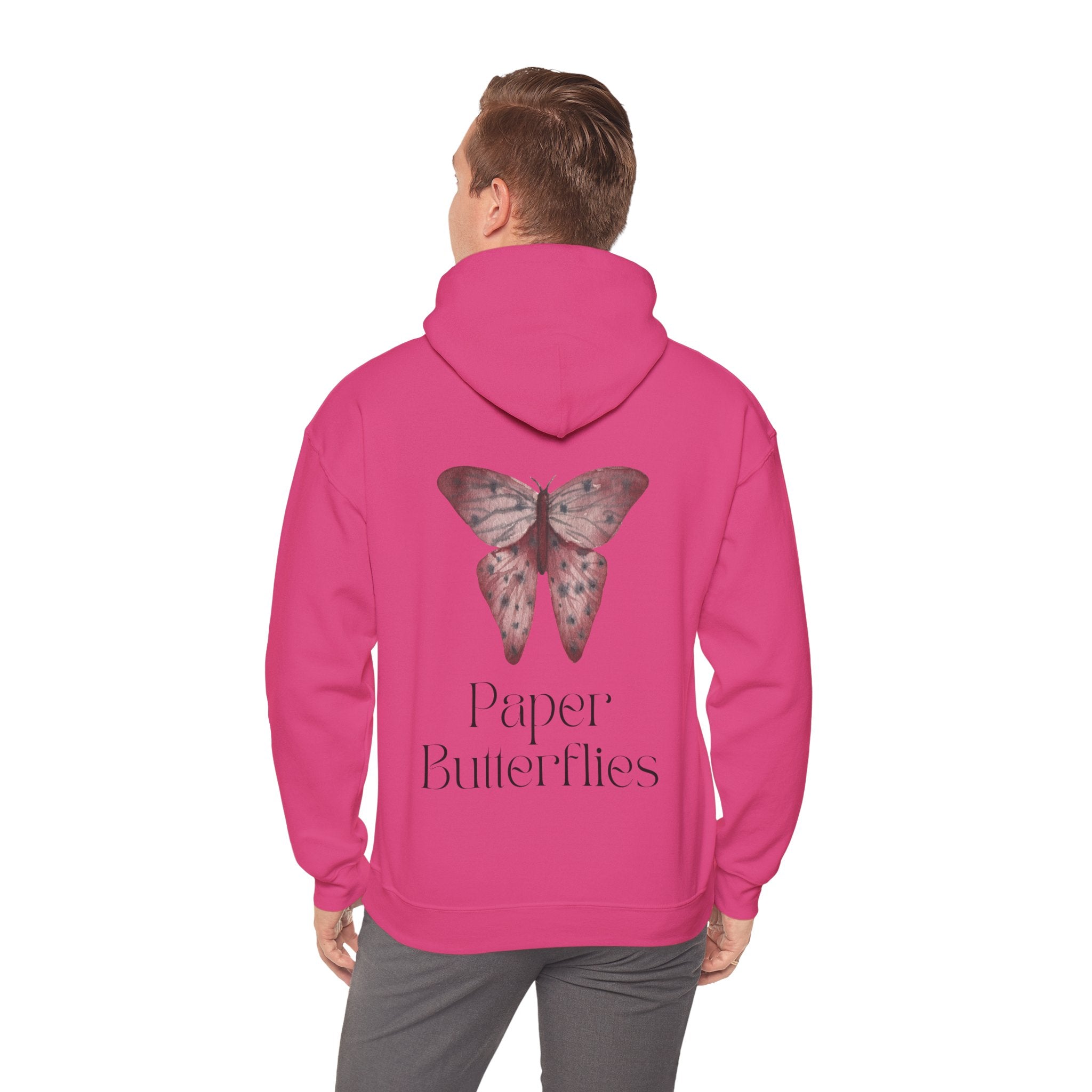 Paper Butterflies Unisex Heavy Blend Hooded Sweatshirt