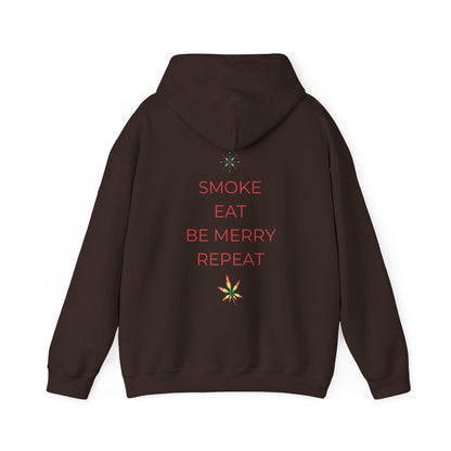 Eat Repeat Holiday Unisex Heavy Blend Hooded Sweatshirt