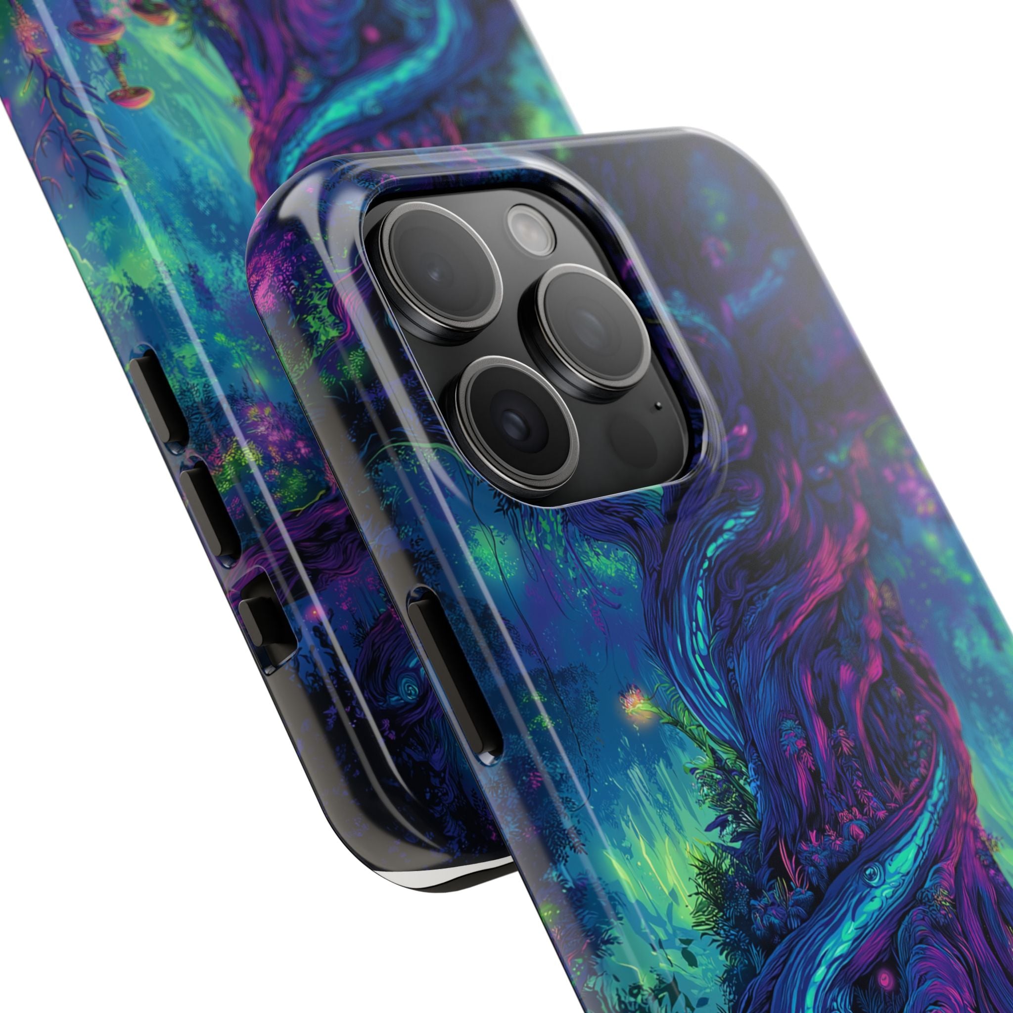 Psychedelic Tree Tough Phone Cases