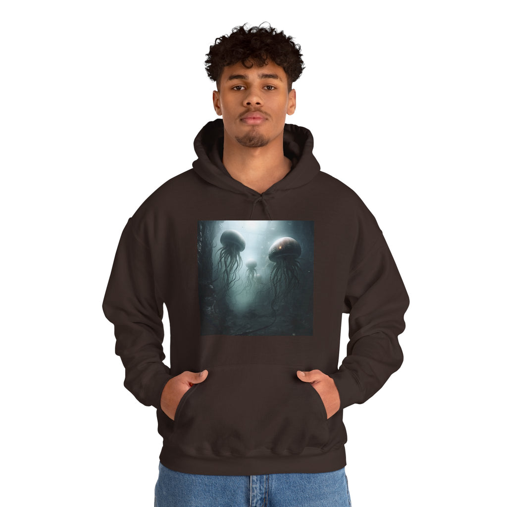Alien Jellyfish Unisex Heavy Blend Hooded Sweatshirt