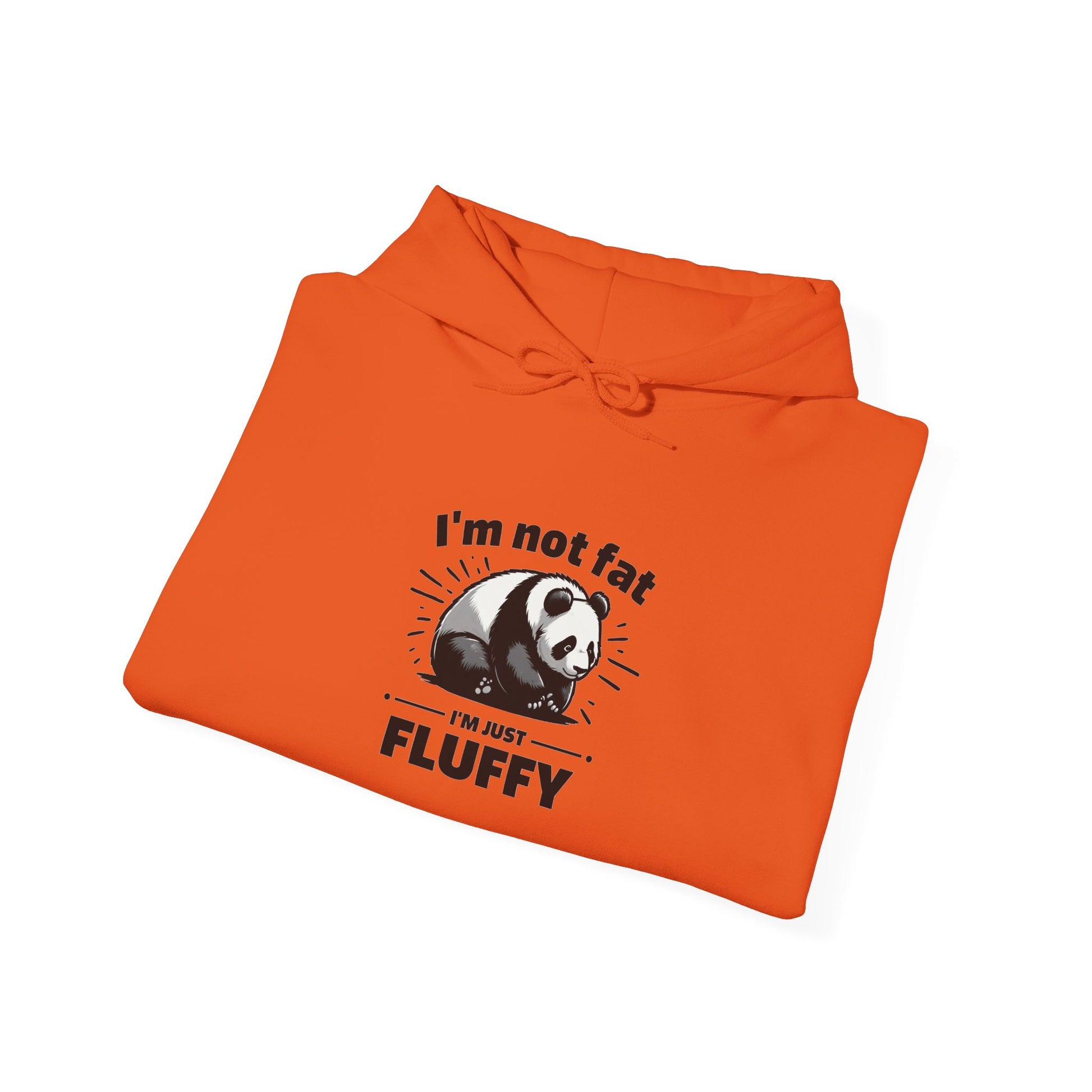 Funny Panda Hoodie - "I'm Not Fat, I'm Just Fluffy"
