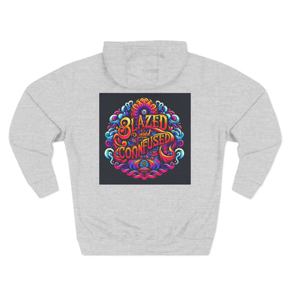 Blazed and Confused Three-Panel Fleece Hoodie