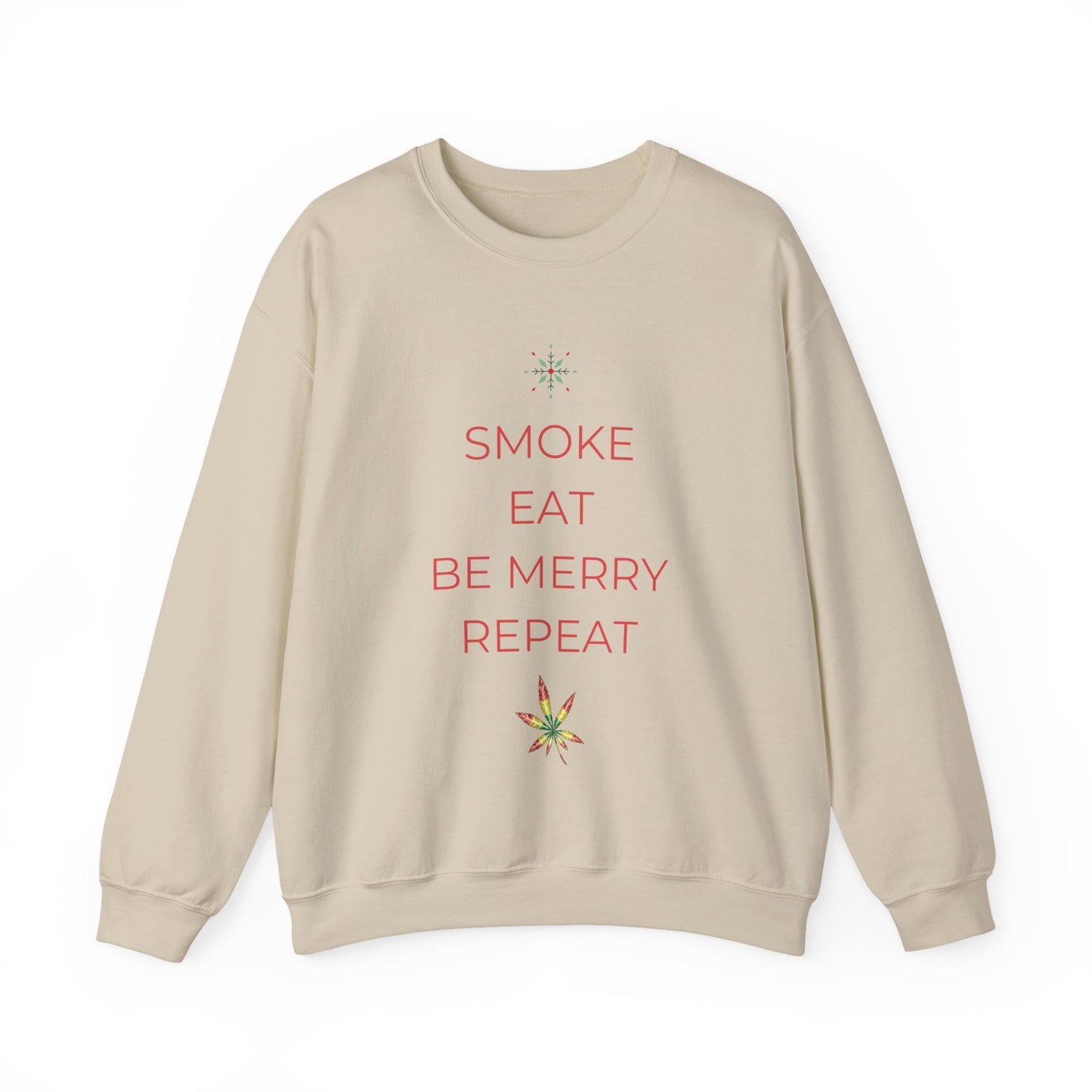 Eat Repeat Holiday Unisex Heavy Blend Crewneck Sweatshirt