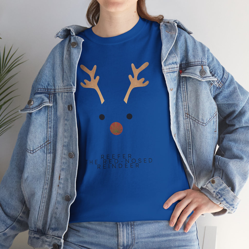 Reindeer Unisex Heavy Cotton Tee