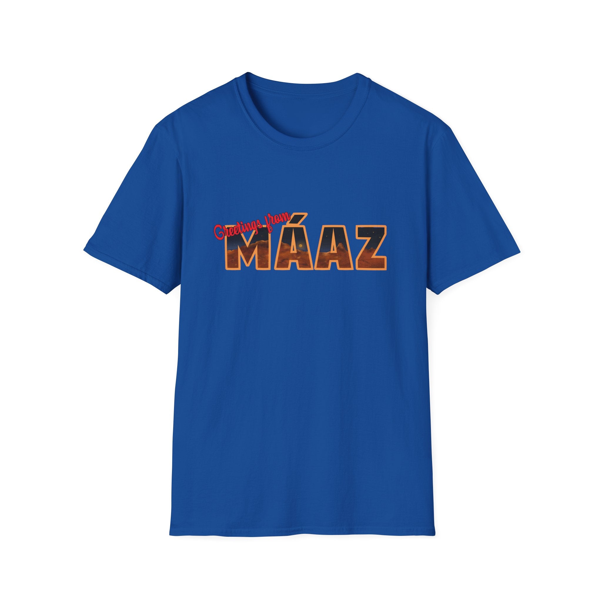 Greetings from Máaz Unisex Softstyle T-Shirt