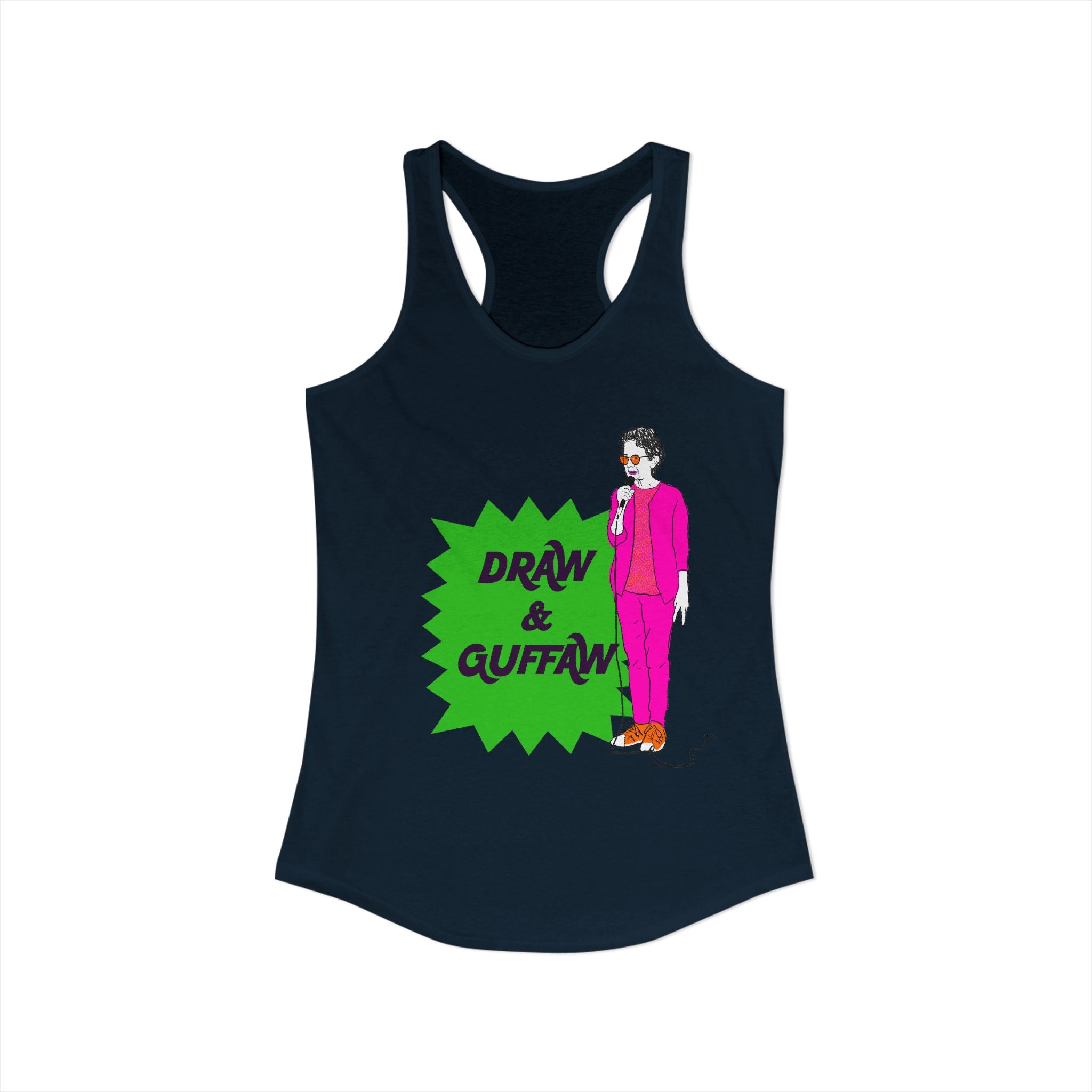 Draw and Guffaw Women's Ideal Racerback Tank