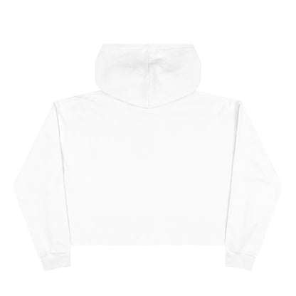 Wasted Booze Crop Hoodie — "All My Money I Spent on Booze, The Rest I Just Wasted" Cute Handwritten Graphic