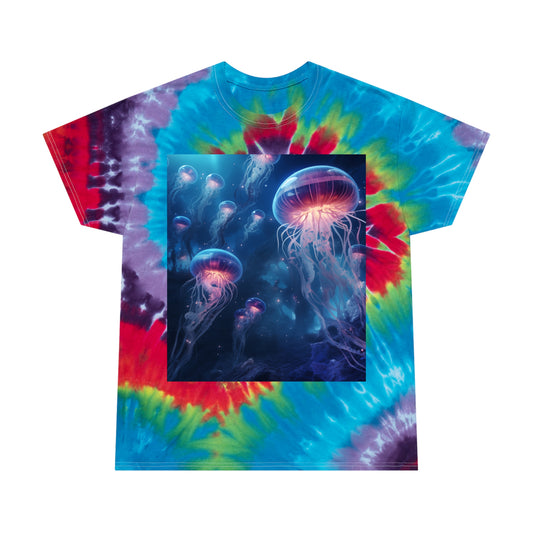 Jellyfish in Space Tie-Dye Tee, Spiral
