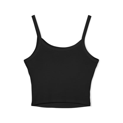 Sake on Mars Crop Tank — Retro Tea Cup Graphic