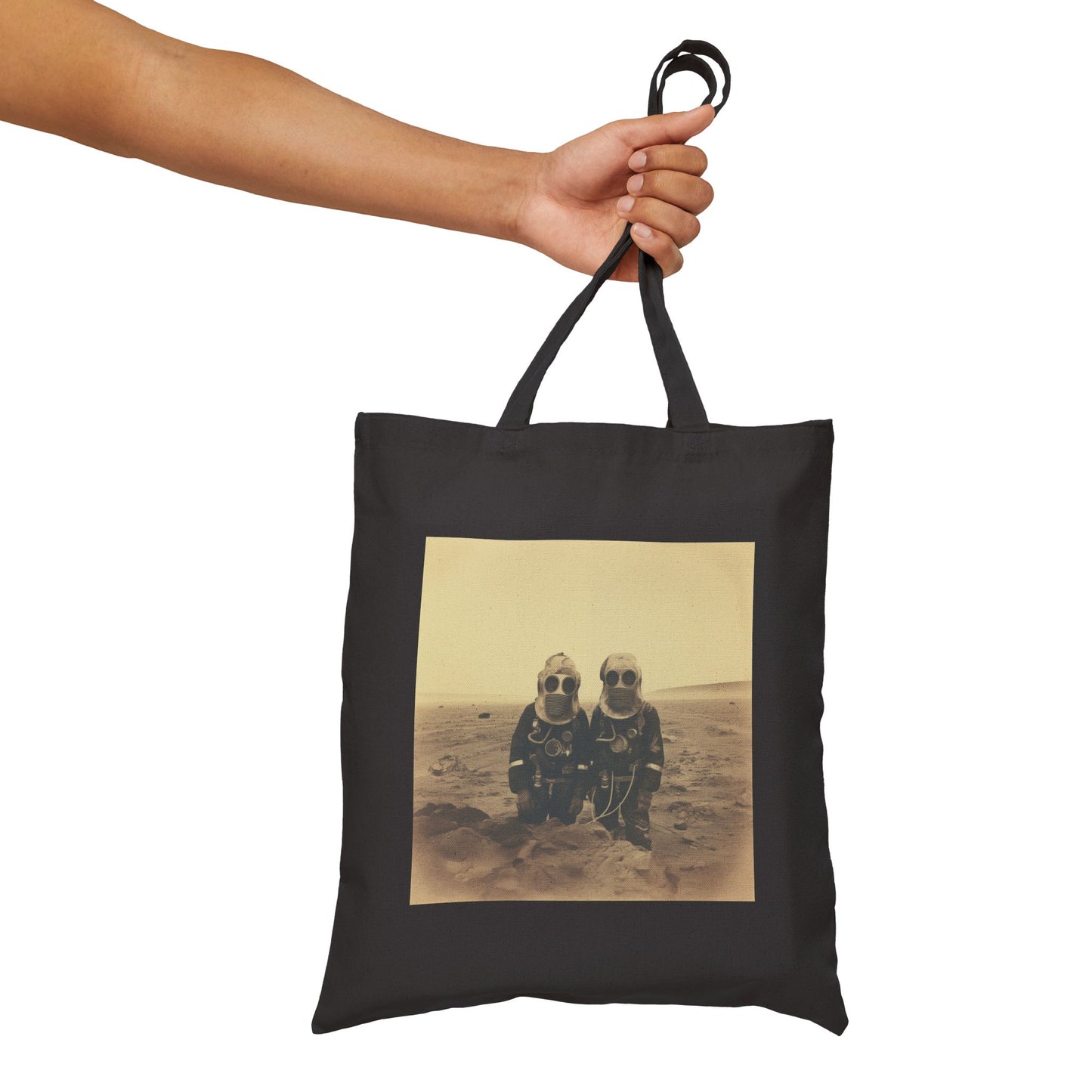 Mars Martians Cotton Canvas Tote Bag