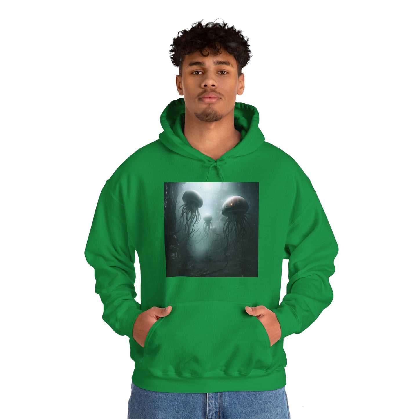 Alien Jellyfish Unisex Heavy Blend Hooded Sweatshirt