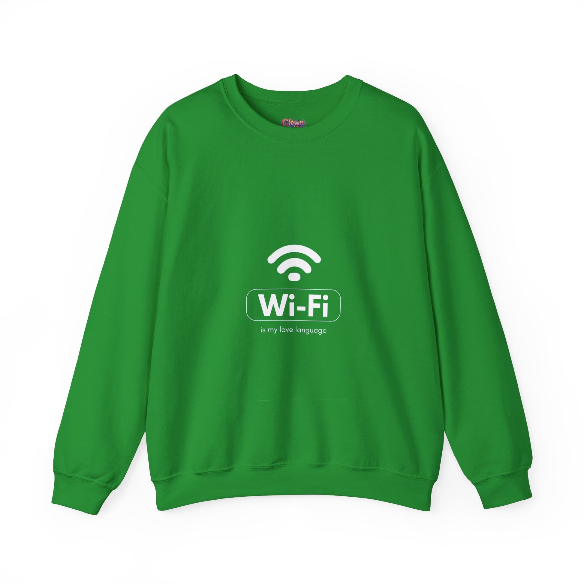 Wi-Fi Love Language Sweatshirt - Unisex Heavy Blend Crewneck