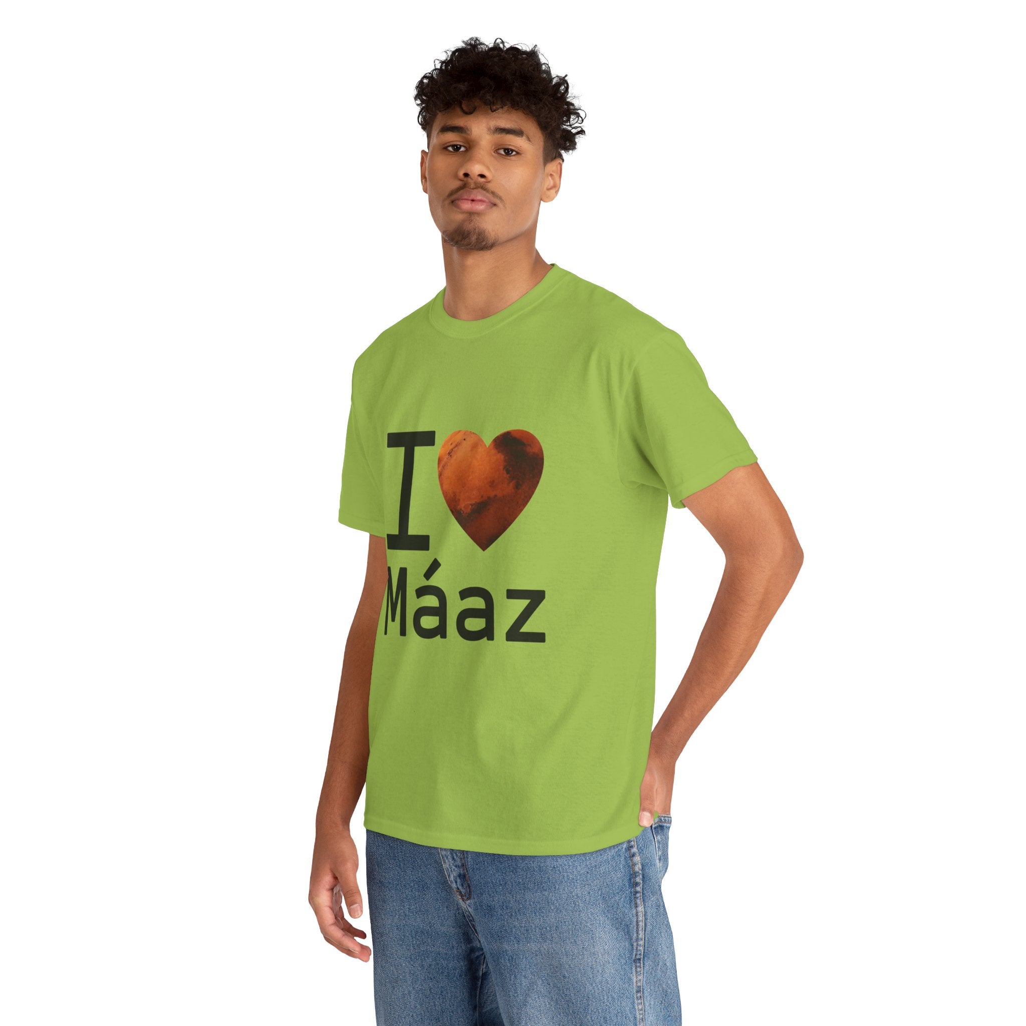 I Love Mars Unisex Heavy Cotton Tee
