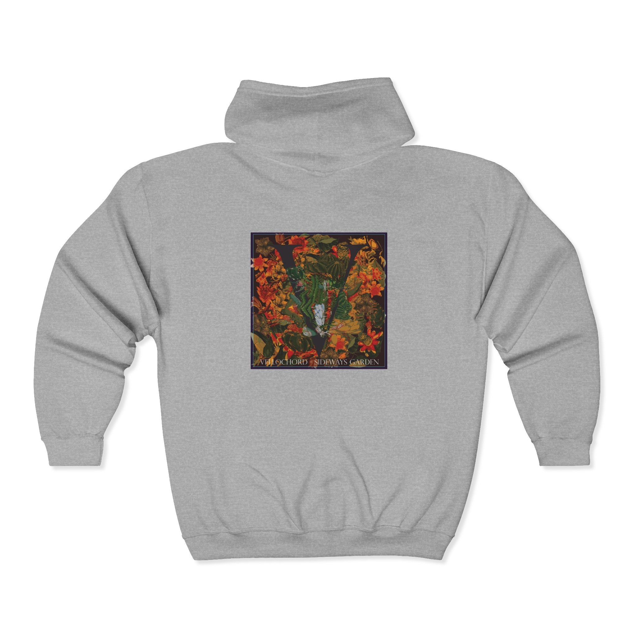 Vellochord Unisex Heavy Blend Full Zip Hooded Sweatshirt