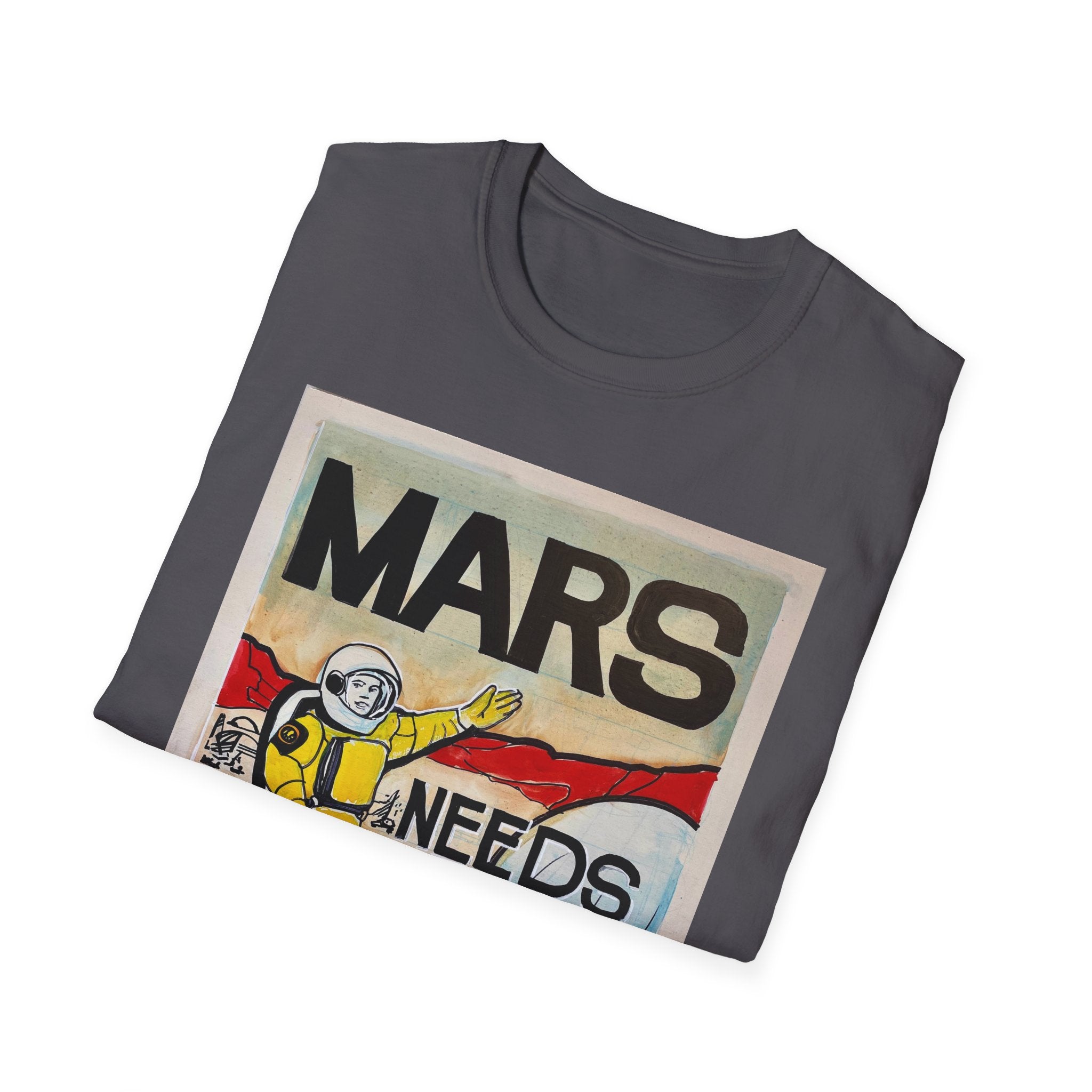 Mars Needs You Unisex Softstyle T-Shirt