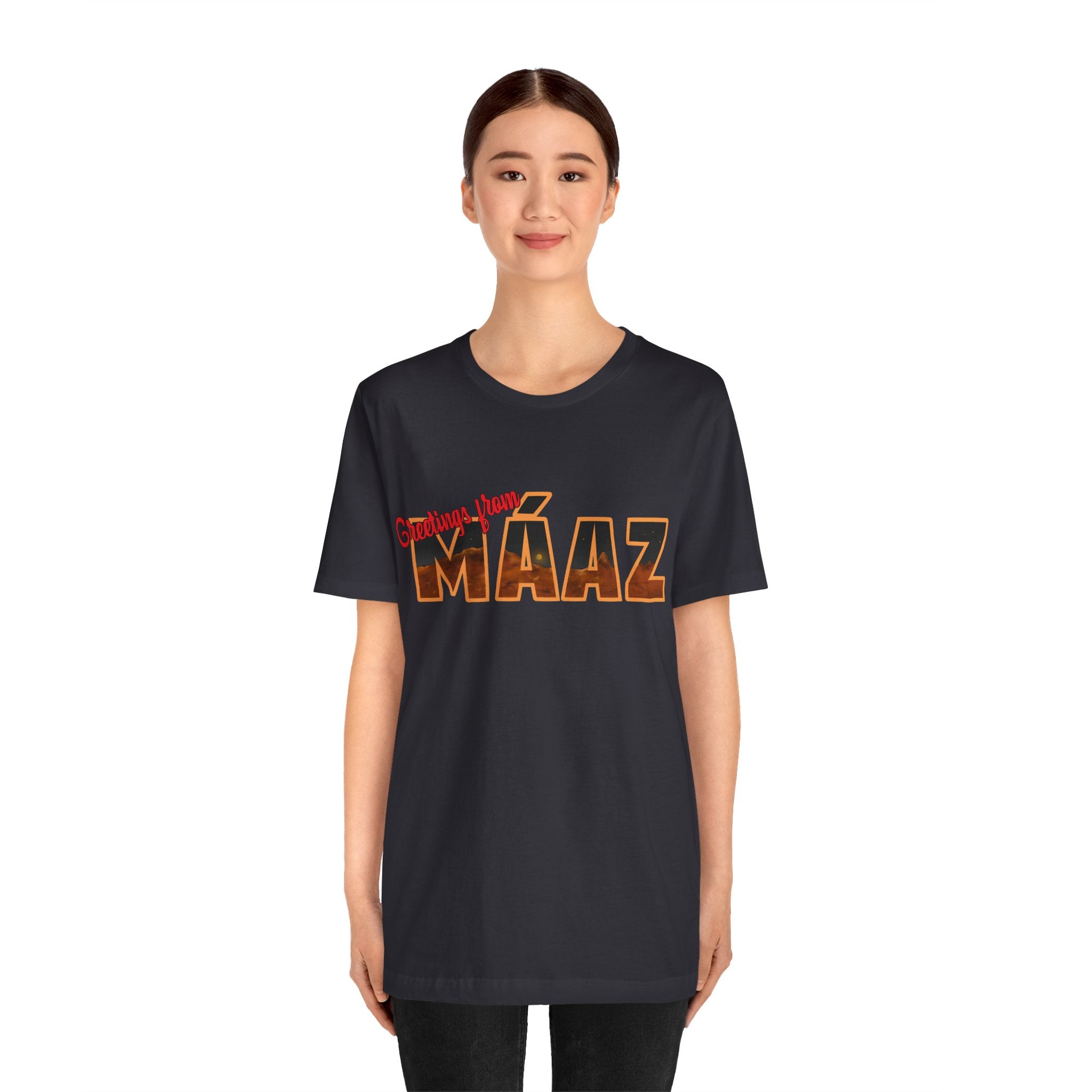 Greetings from Máaz Unisex Jersey Short Sleeve Tee