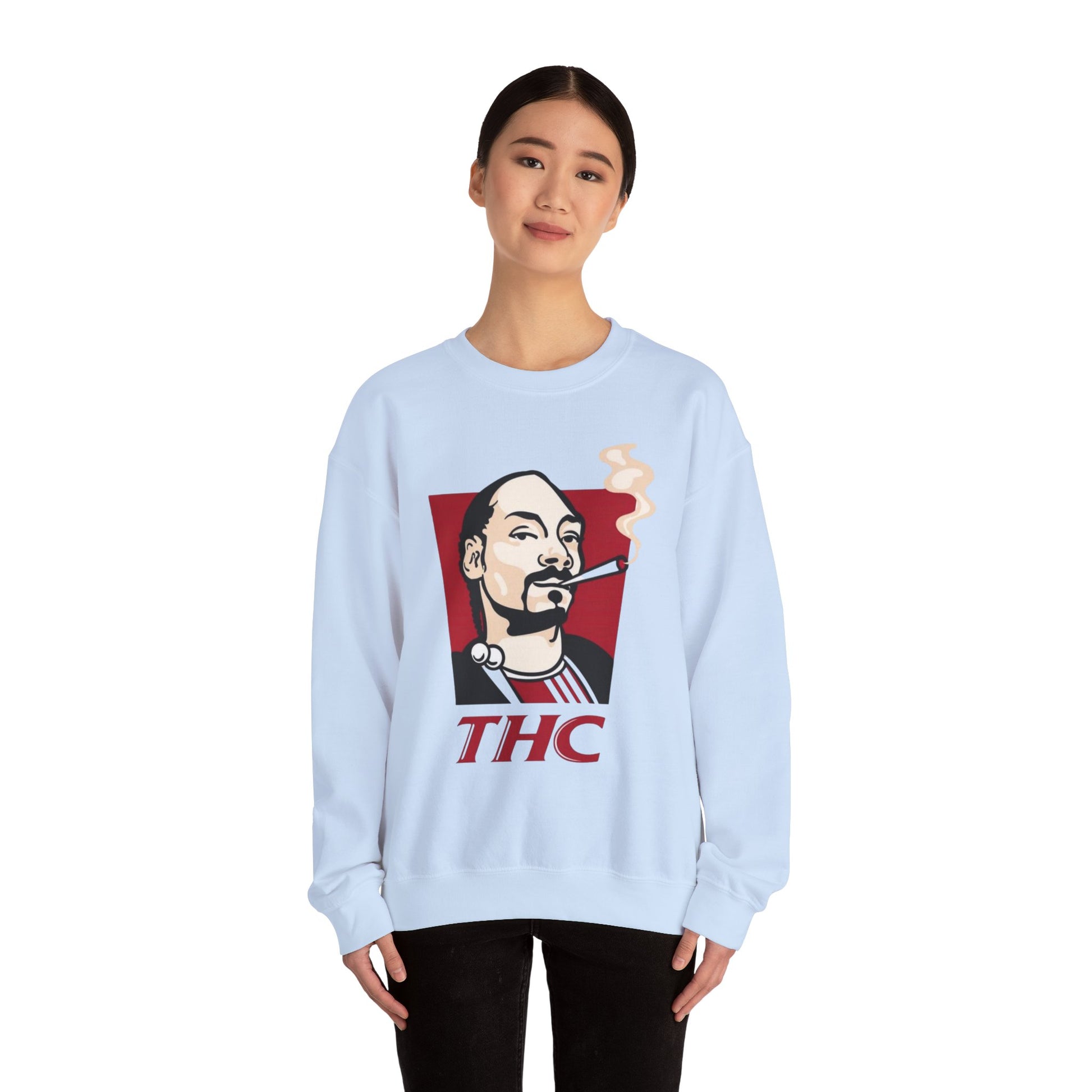 Bucket Love Graphic Crewneck Sweatshirt - Cozy Vintage Style for Chill Vibes