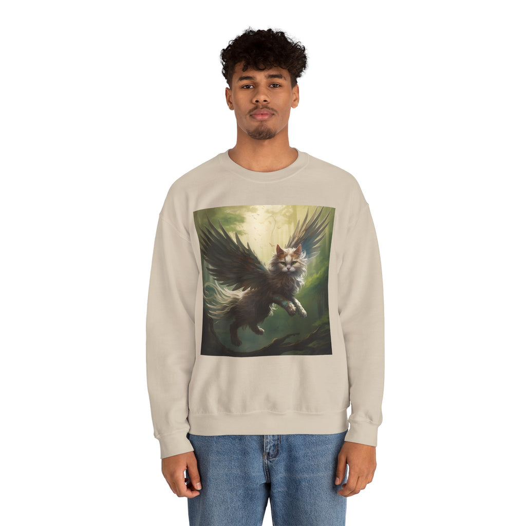 Fantasy Cat Unisex Heavy Blend Crewneck Sweatshirt