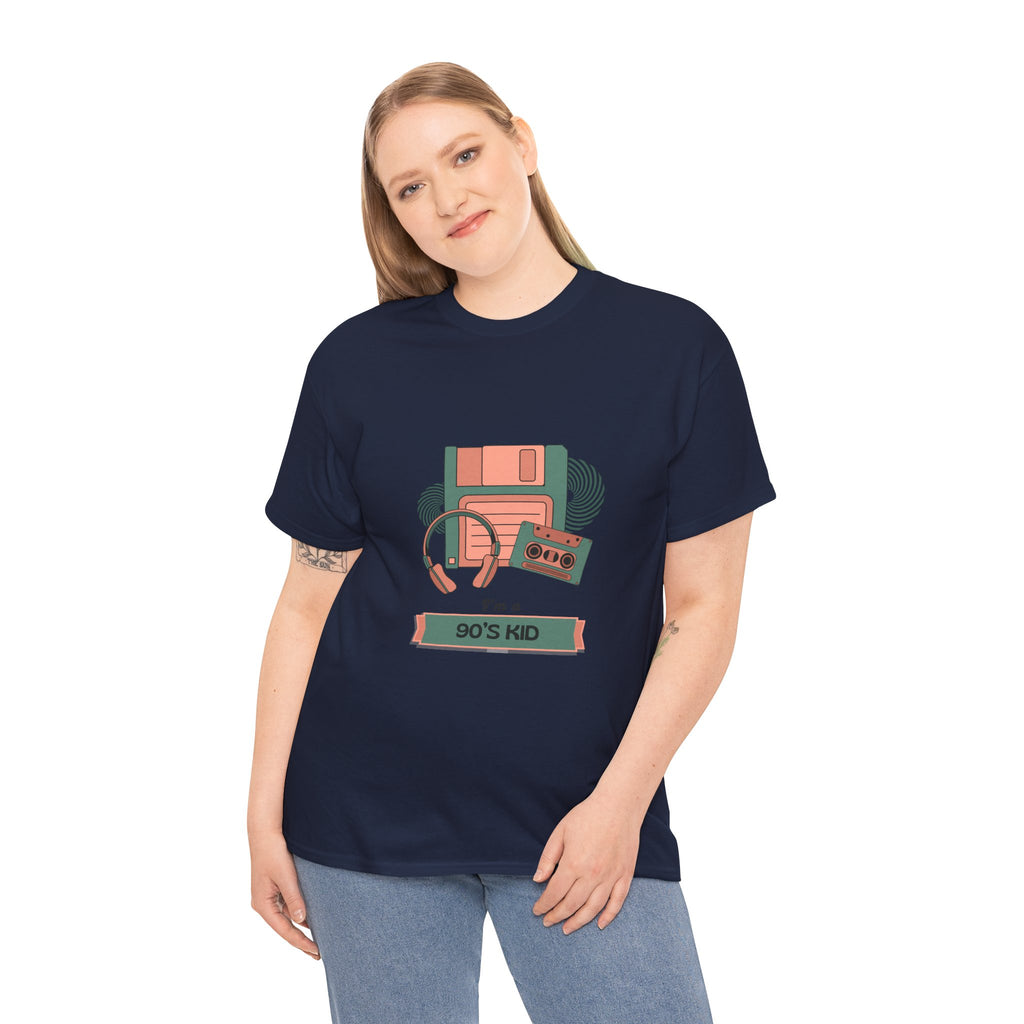 90s Kid Unisex Heavy Cotton Tee