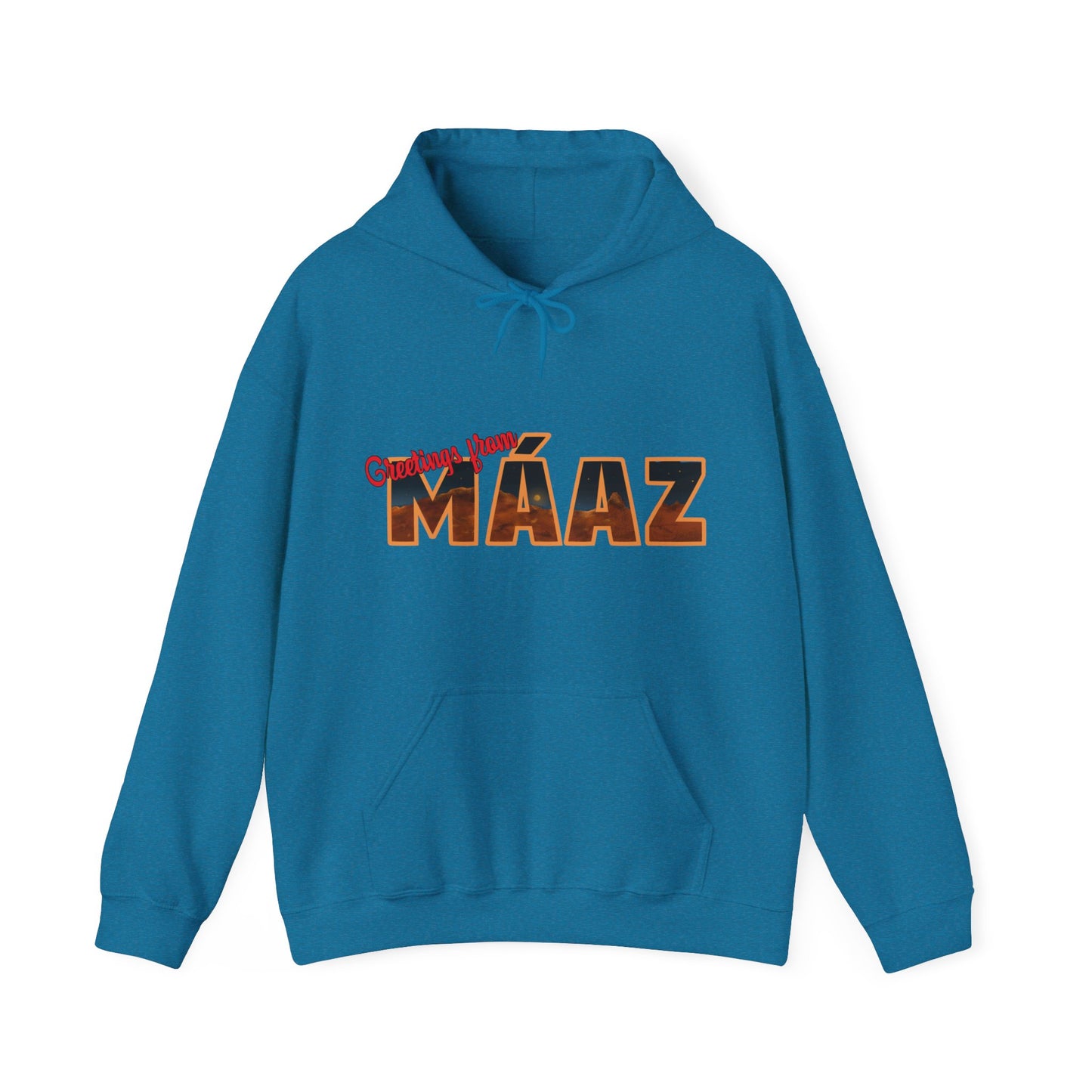 Greetings from Máaz Martians Unisex Heavy Blend Hooded Sweatshirt