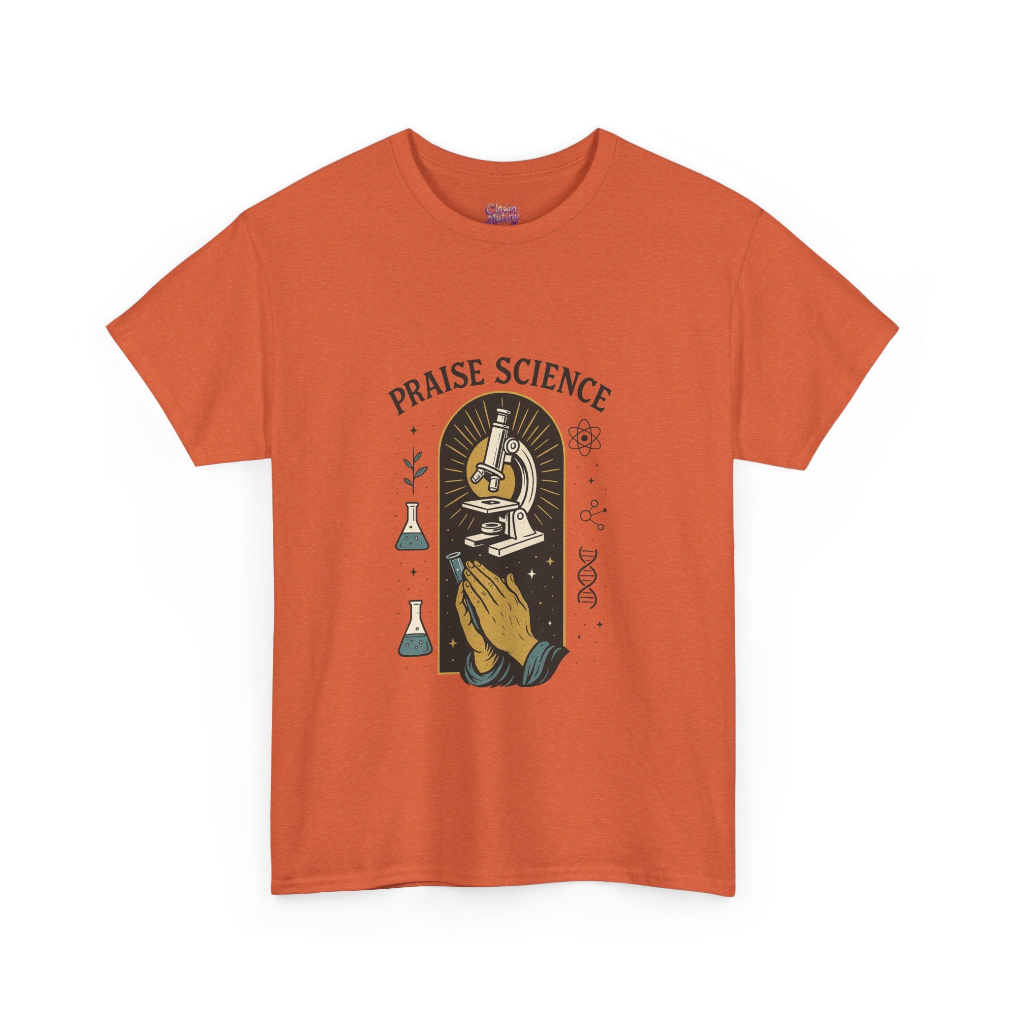 Praise Science Unisex Heavy Cotton Tee - Science Lover's T-Shirt for Educators and Students