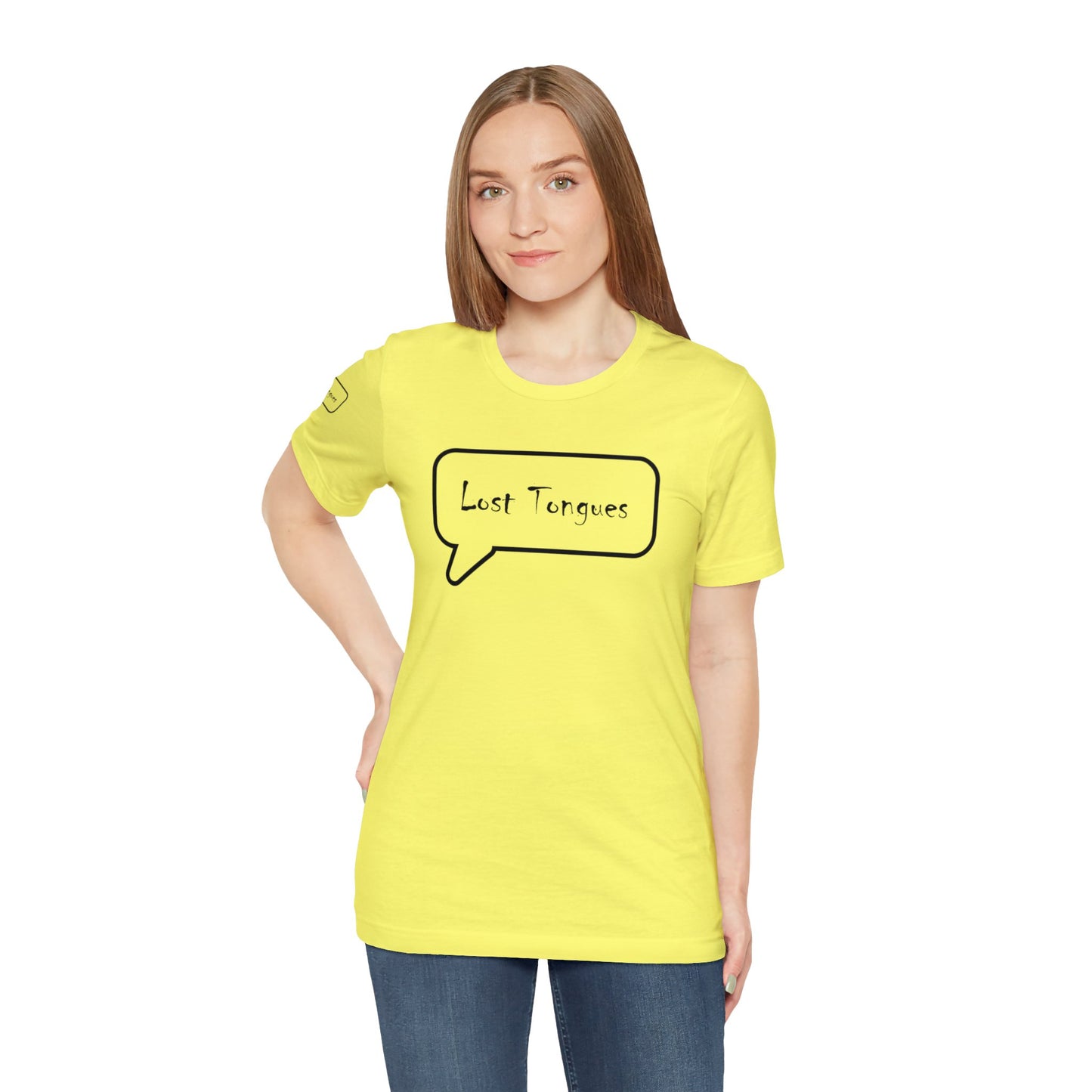 Lost Tongues Unisex Jersey Short Sleeve Tee