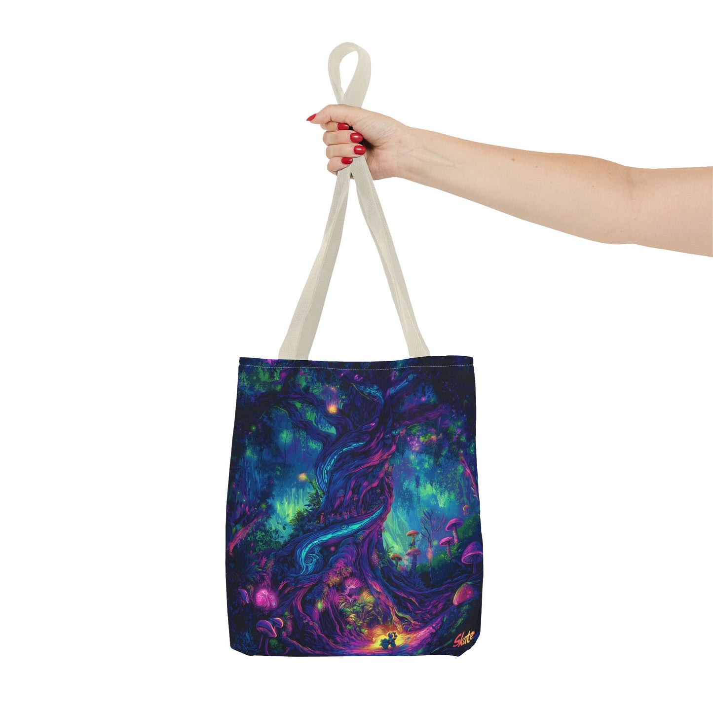 Psychedelic Tree Tote Bag (AOP)