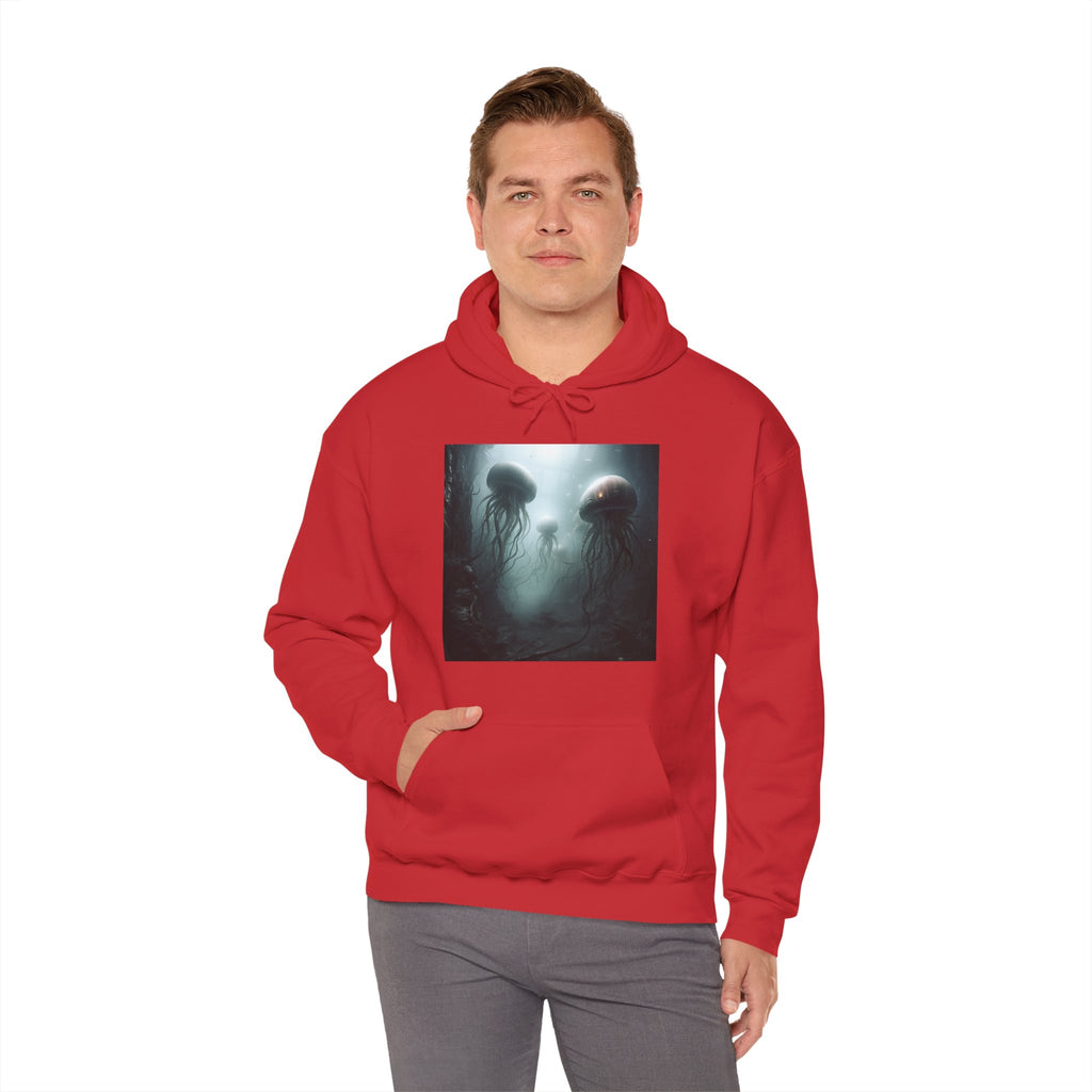 Alien Jellyfish Unisex Heavy Blend Hooded Sweatshirt
