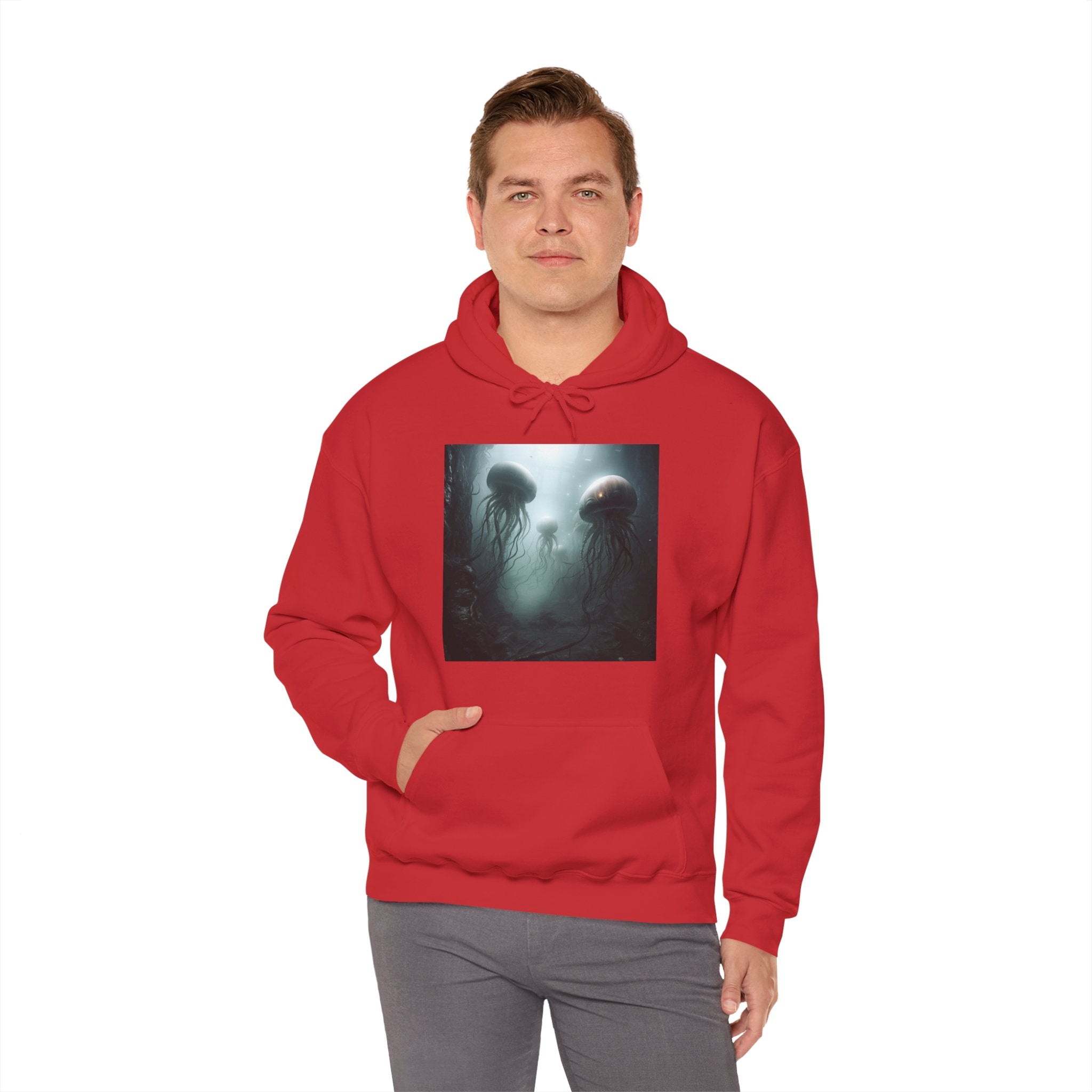 Alien Jellyfish Unisex Heavy Blend Hooded Sweatshirt