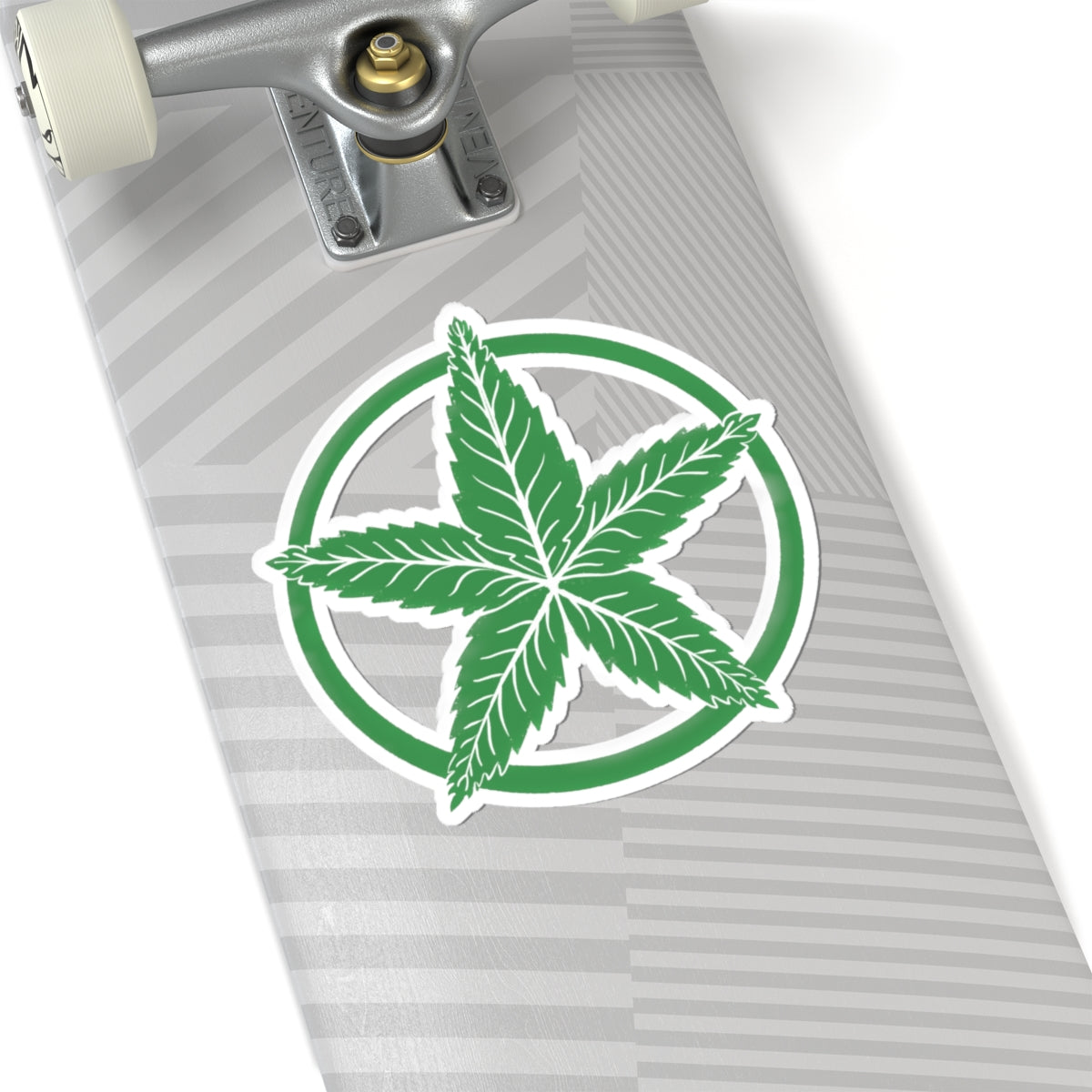 Green Army Star Kiss-Cut Stickers