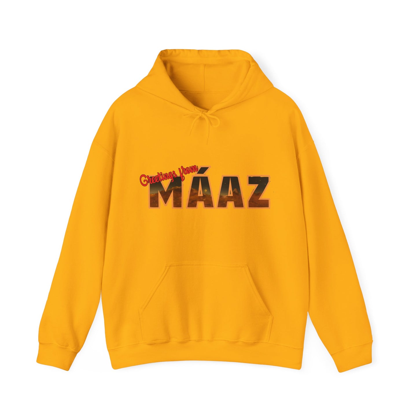 Greetings from Máaz Martians Unisex Heavy Blend Hooded Sweatshirt