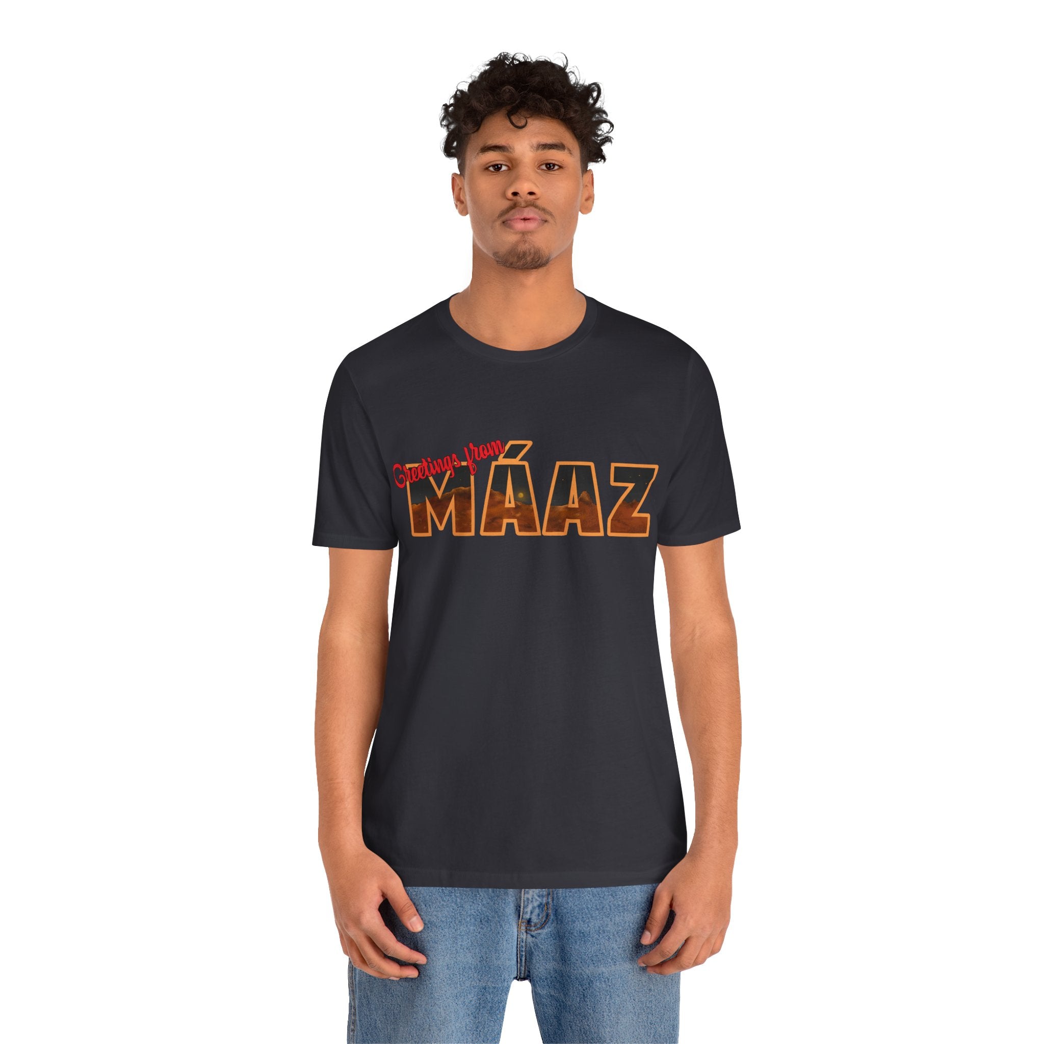 Greetings from Máaz Unisex Jersey Short Sleeve Tee