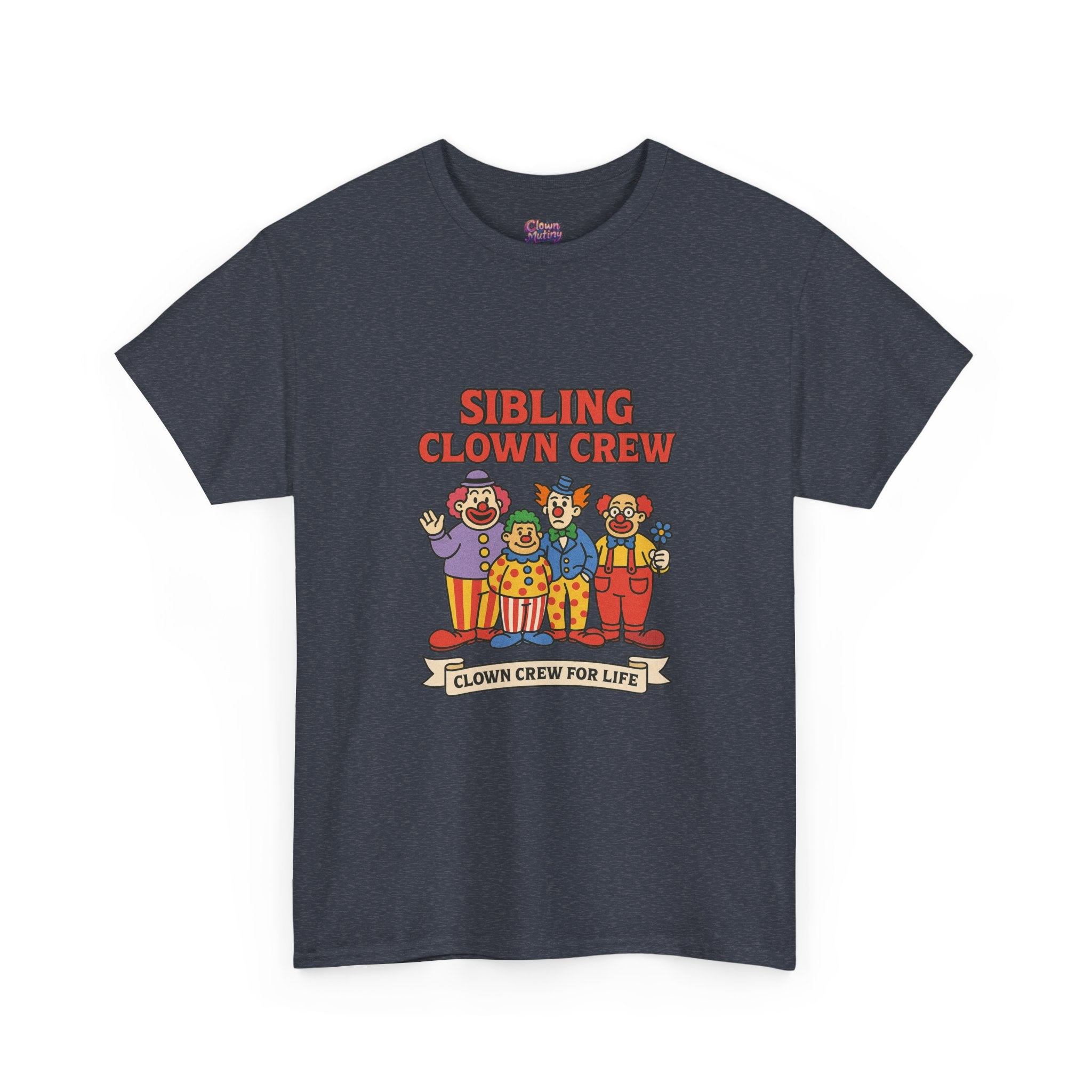 Clown Siblings Unisex Heavy Cotton Tee