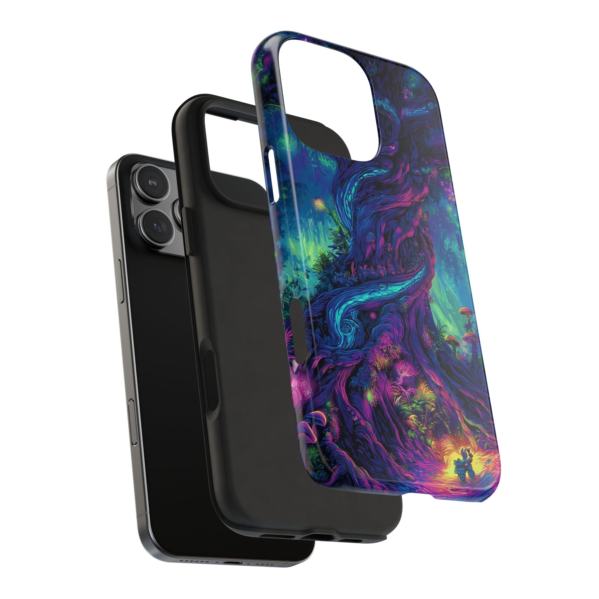 Psychedelic Tree Tough Phone Cases
