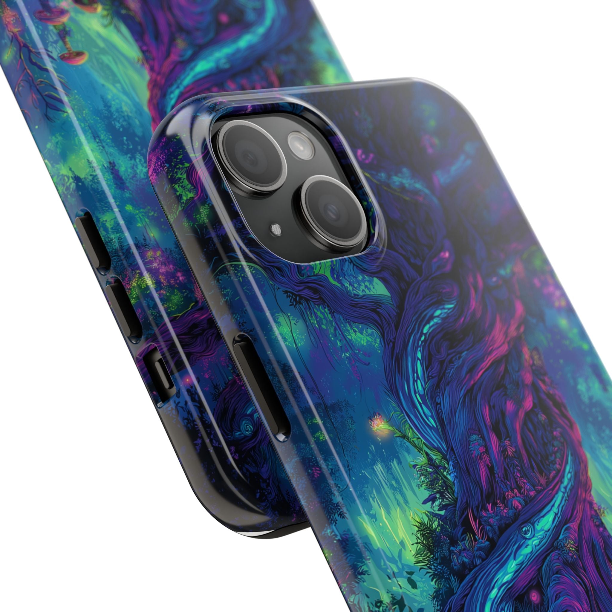 Psychedelic Tree Tough Phone Cases