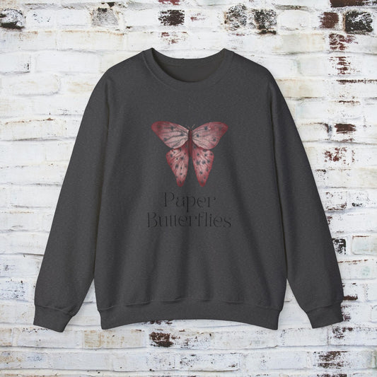 Paper Butterflies Unisex Heavy Blend Crewneck Sweatshirt