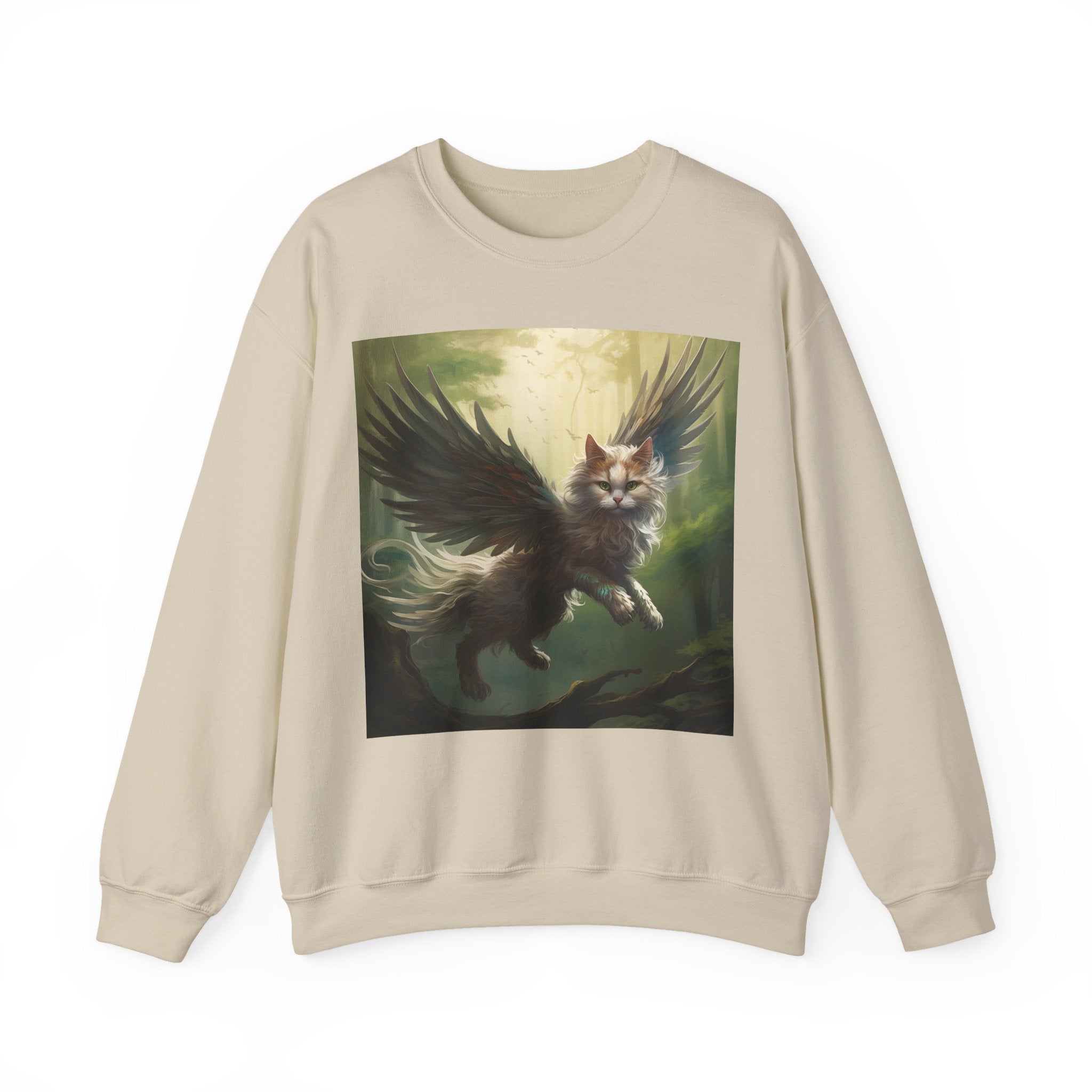 Fantasy Cat Unisex Heavy Blend Crewneck Sweatshirt